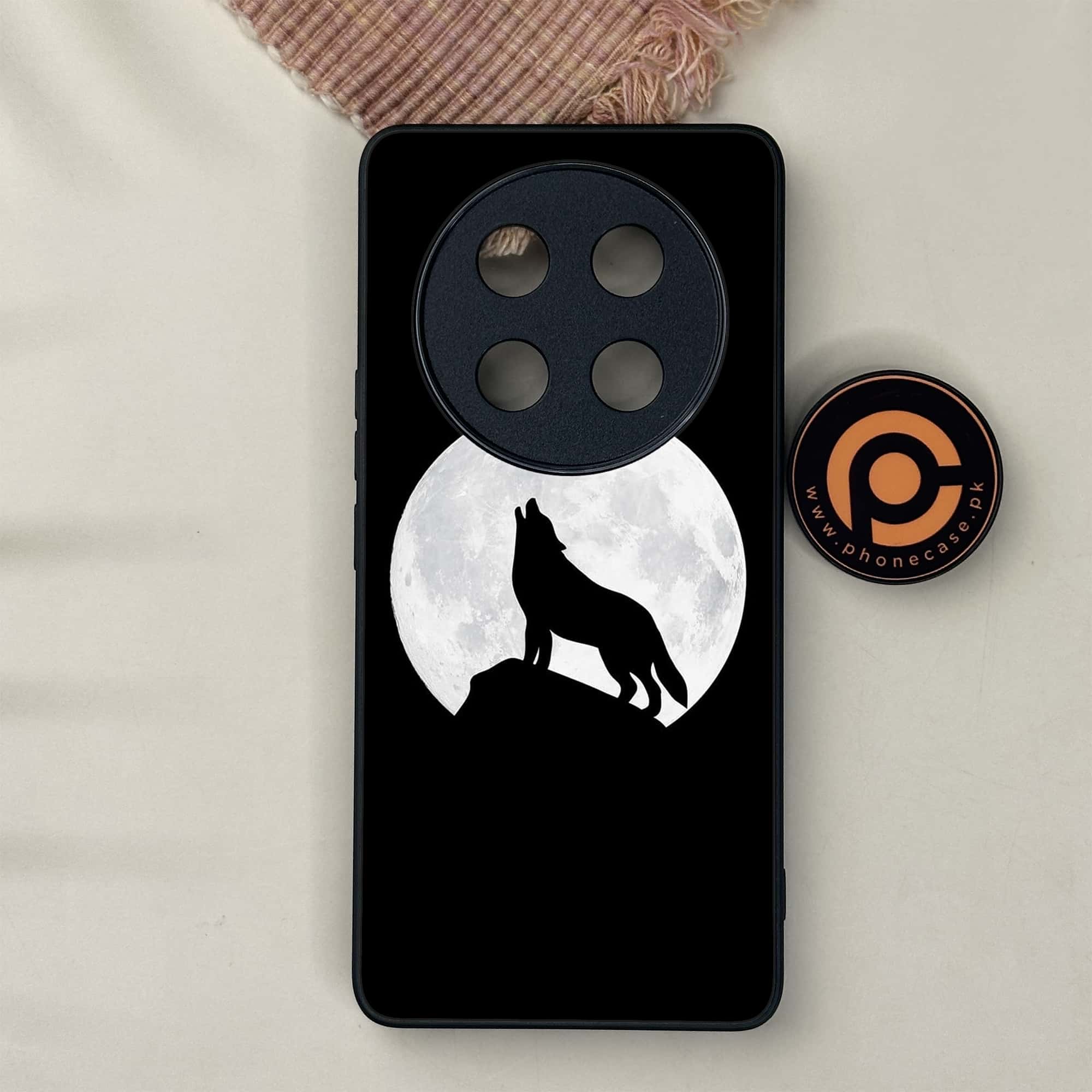 Honor X9c 5G - Wolf Series - Premium Metal Printed soft Bumper shock Proof Case