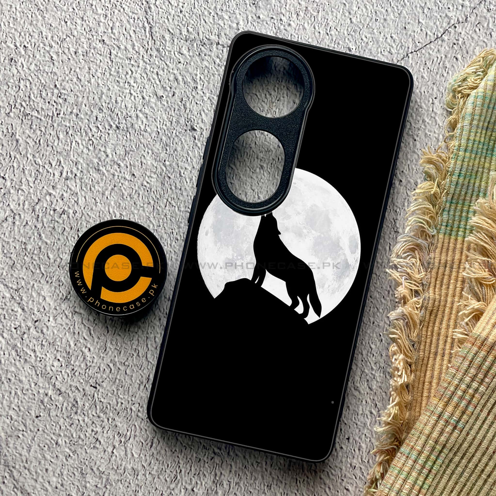 Vivo S19 Pro - Wolf Series - Premium Metal Printed soft Bumper shock Proof Case