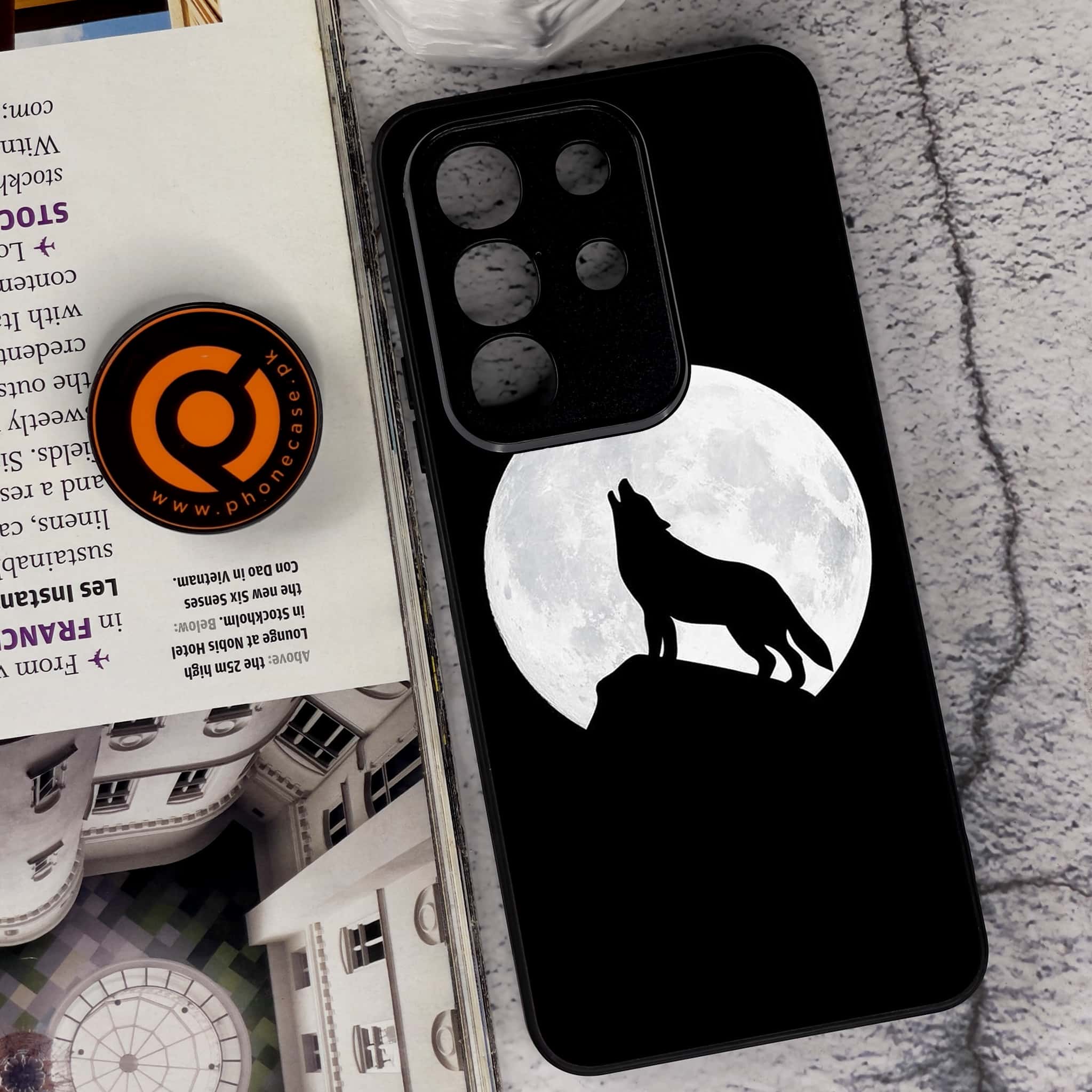 Vivo Y29 4G - Wolf Series - Premium Metal Printed soft Bumper Shock Proof Case