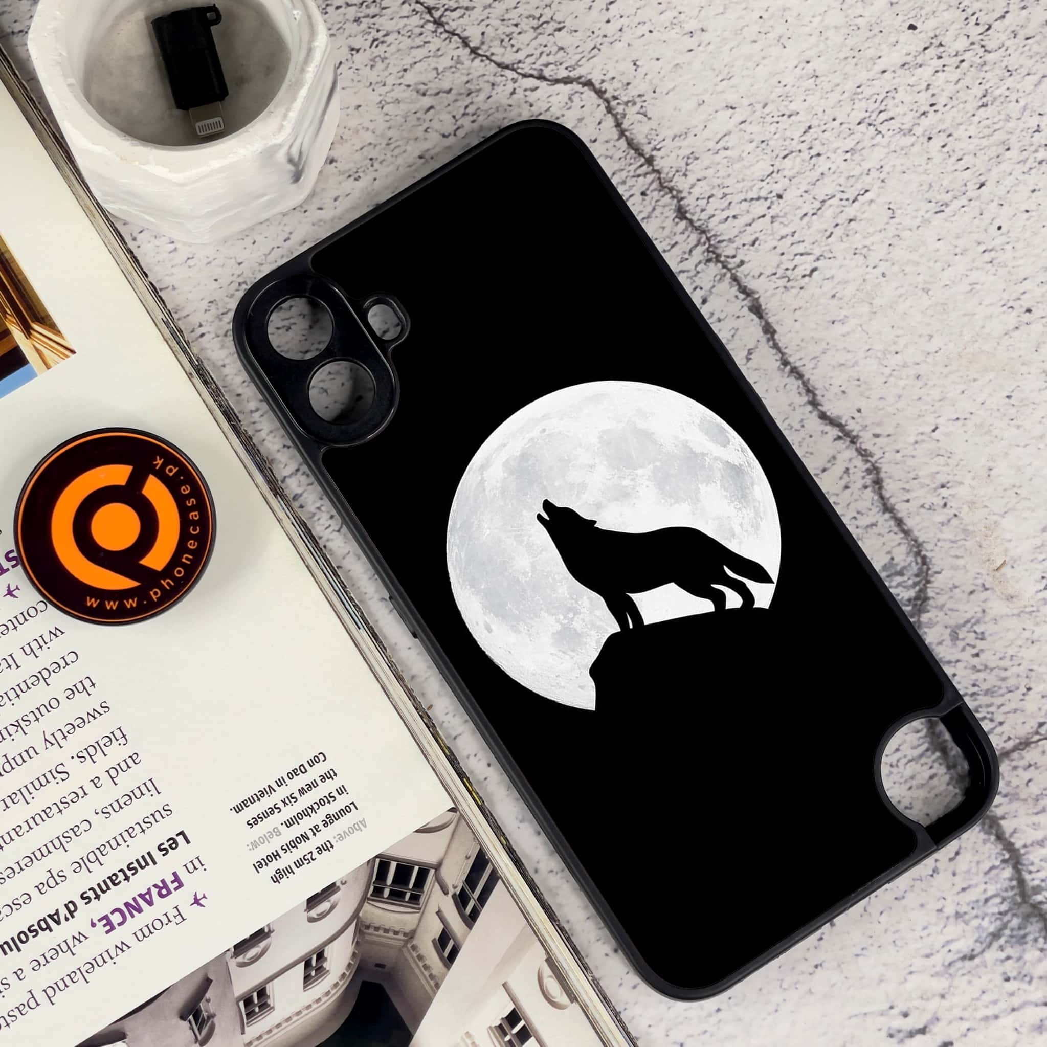 Nothing CMF Phone 1 - Wolf Series - Premium Metal Printed soft Bumper Shock Proof Case