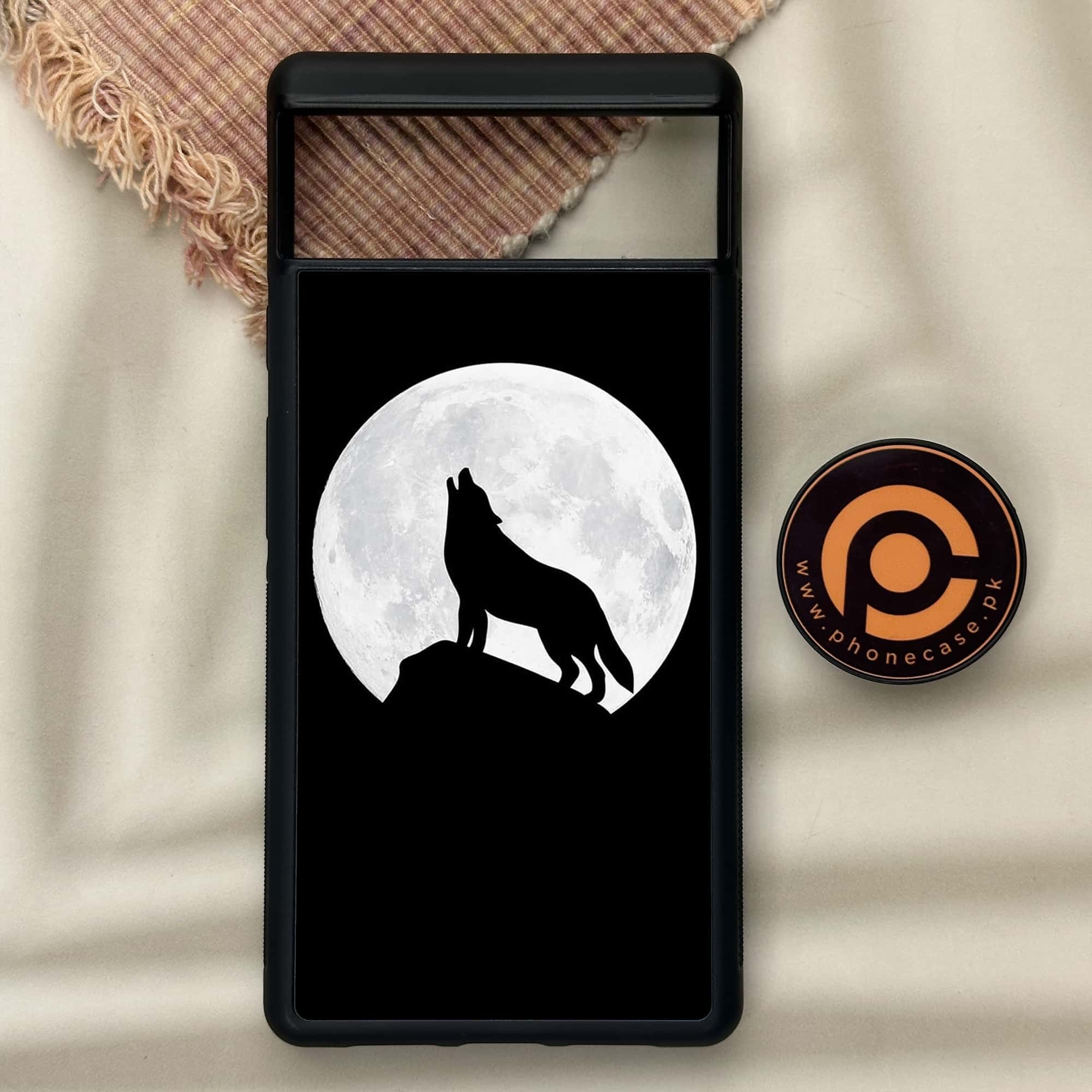 Google Pixel 6 - Wolf Series - Premium Metal Printed soft Bumper Shock Proof Case