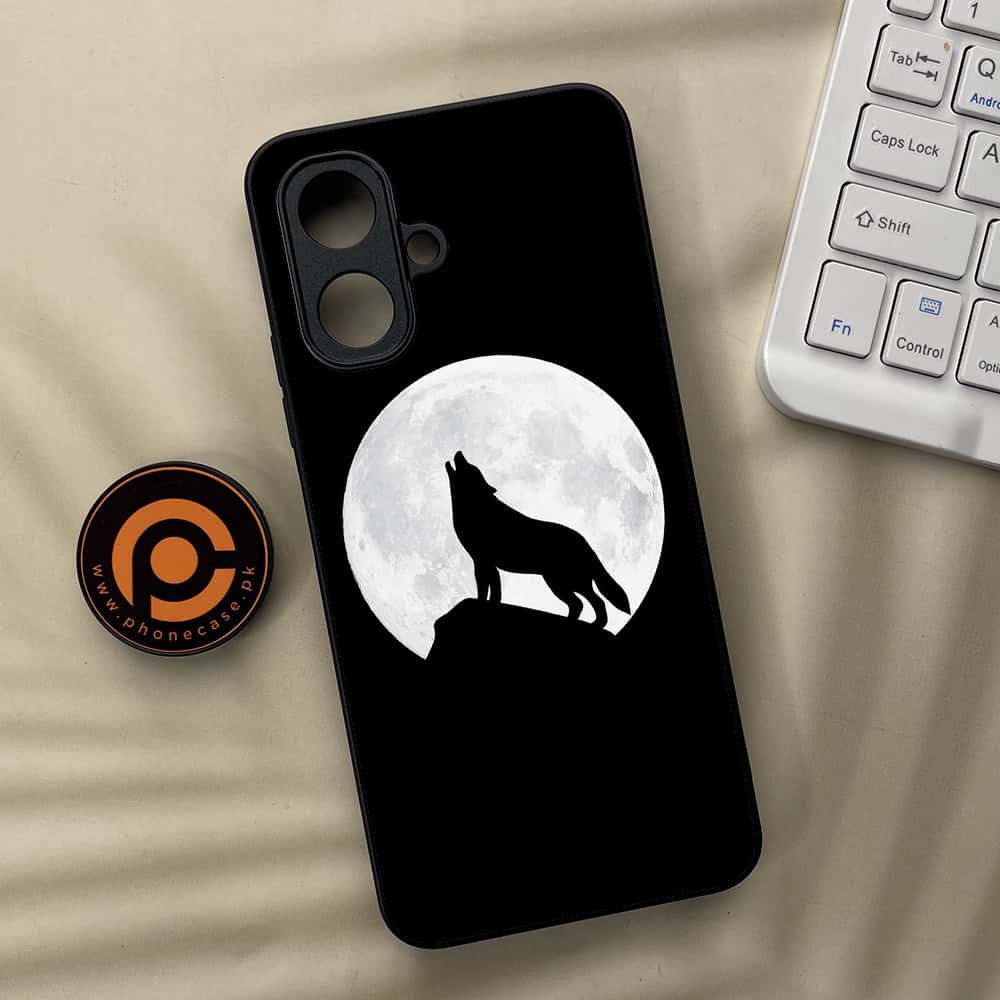 Tecno Spark Go 2 - Wolf Series - Premium Metal Printed soft Bumper Shock Proof Case