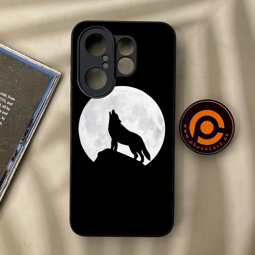 Vivo X200 FE - Wolf Series - Premium Metal Printed soft Bumper Shock Proof Case