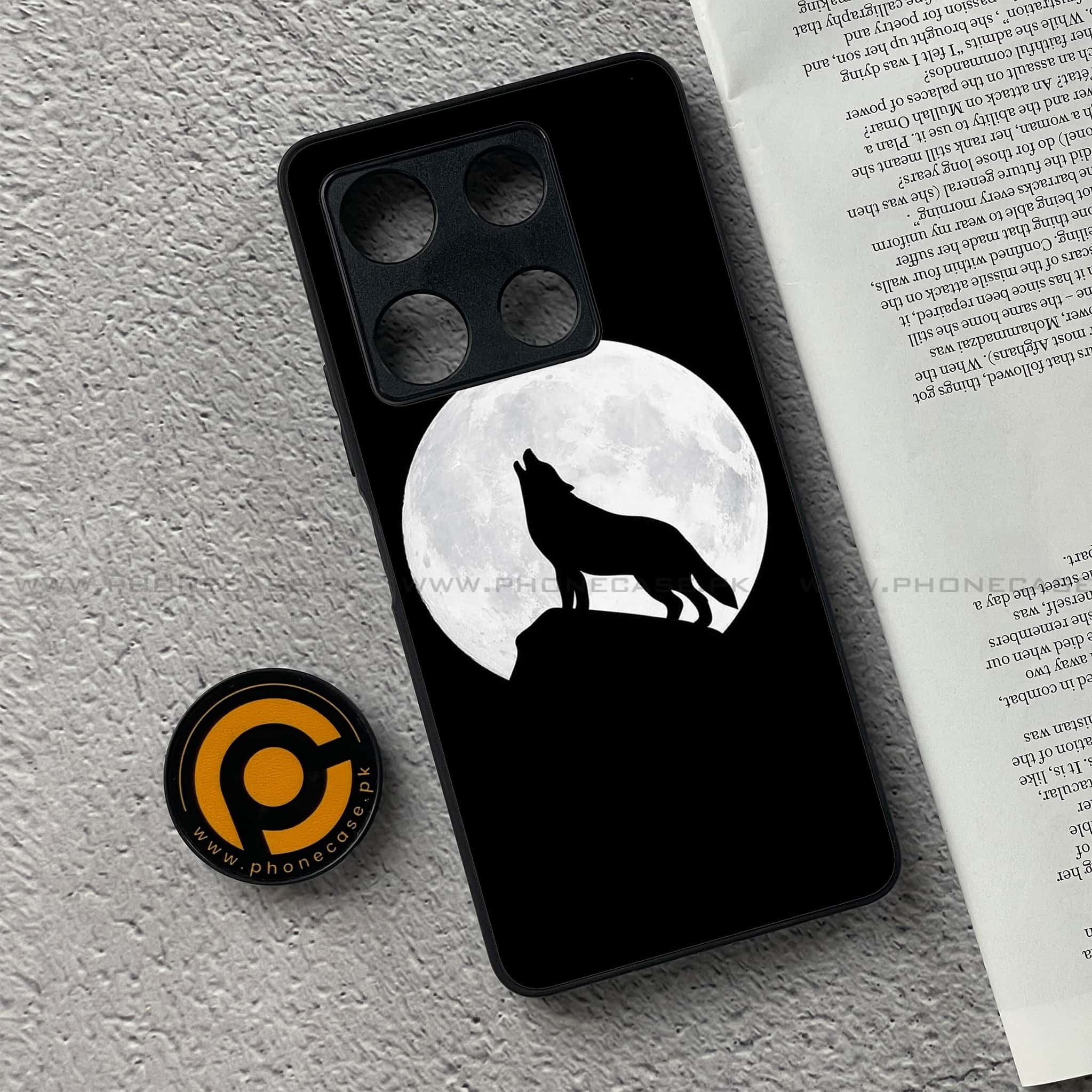 Infinix Note 30 Pro - Wolf Series - Premium Metal Printed soft Bumper shock Proof Case