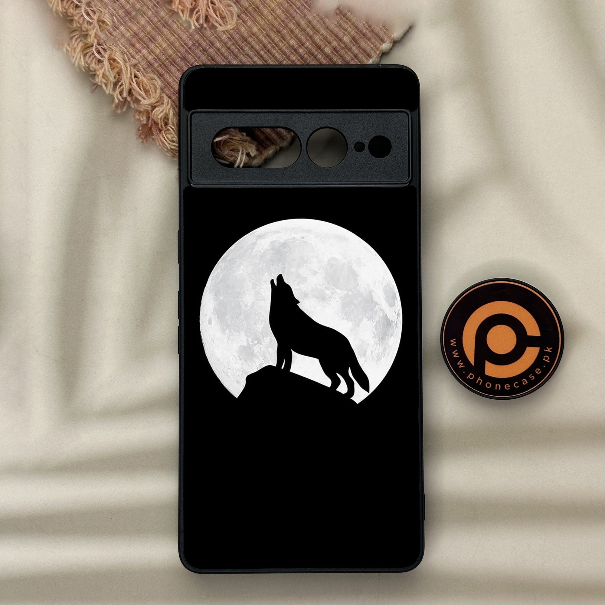 Google Pixel 7 Pro - Wolf Series - Premium Metal Printed soft Bumper Shock Proof Case