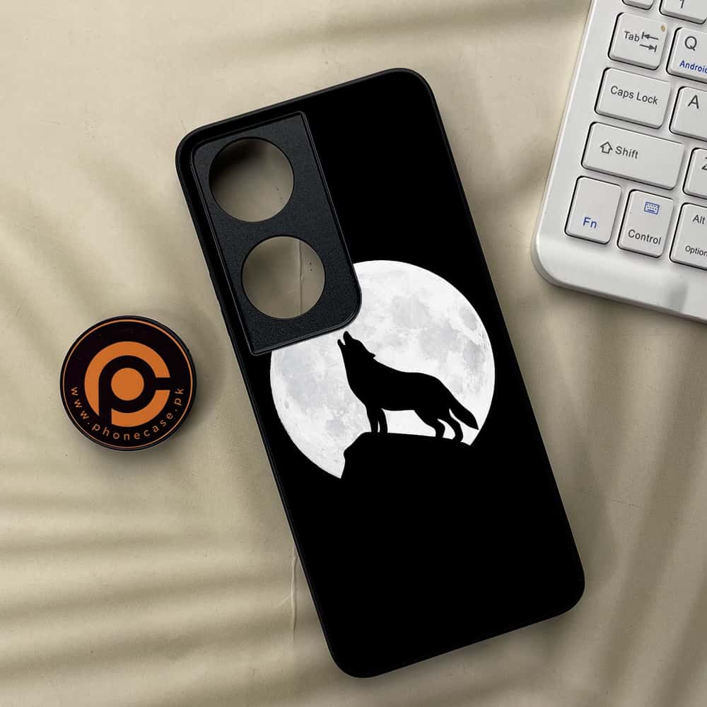 Honor X7b - Wolf Series - Premium Metal  Printed soft Bumper shock Proof Case