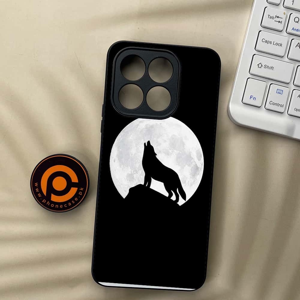 Honor X5b - Wolf Series - Premium Metal  Printed soft Bumper shock Proof Case