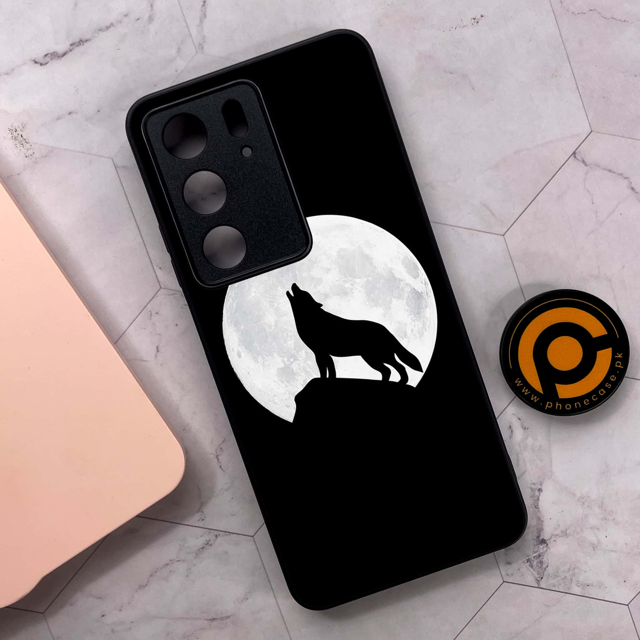 Realme C75x 4G - Wolf Series - Premium Metal Printed soft Bumper shock Proof Case
