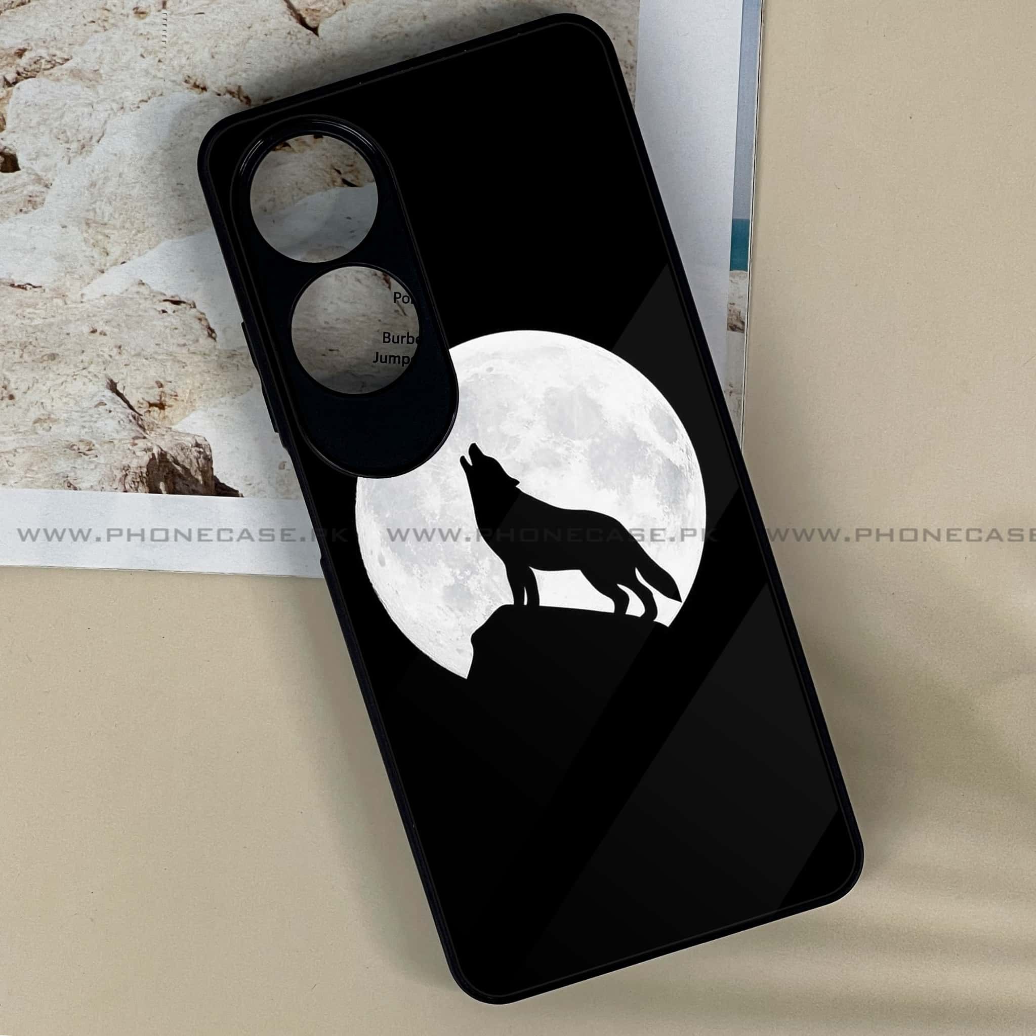 Oppo A60 - Wolf Series - Premium Printed Metal soft Bumper shock Proof Case