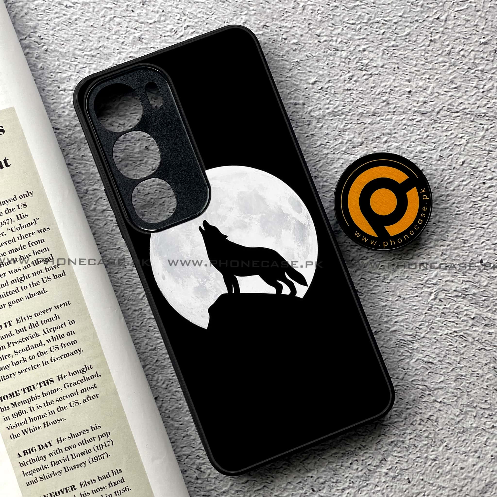 Vivo Y19s Pro - Wolf Series - Premium Metal Printed soft Bumper shock Proof Case