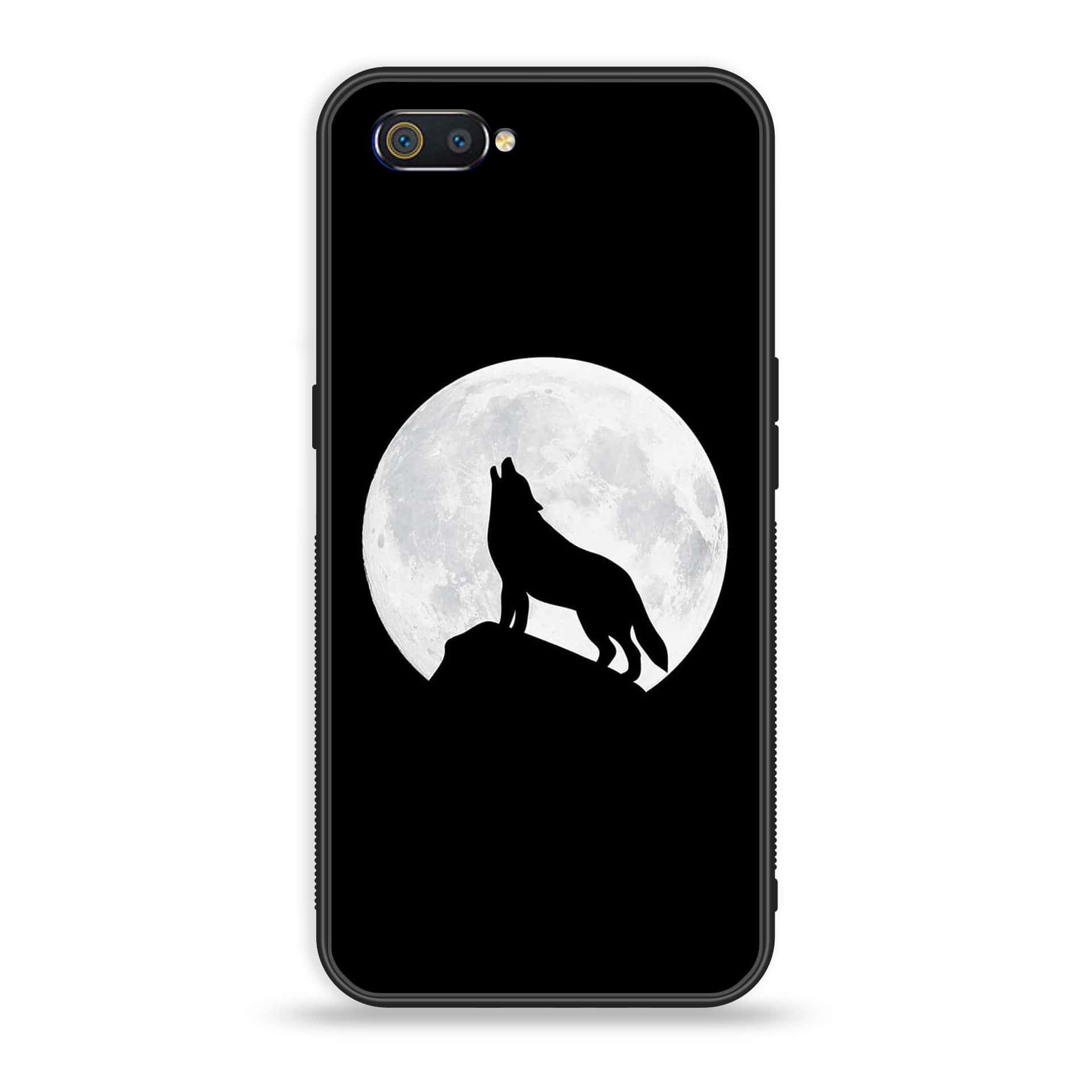 Oppo Realme C2 - Wolf Series - Premium Printed Glass soft Bumper shock Proof Case