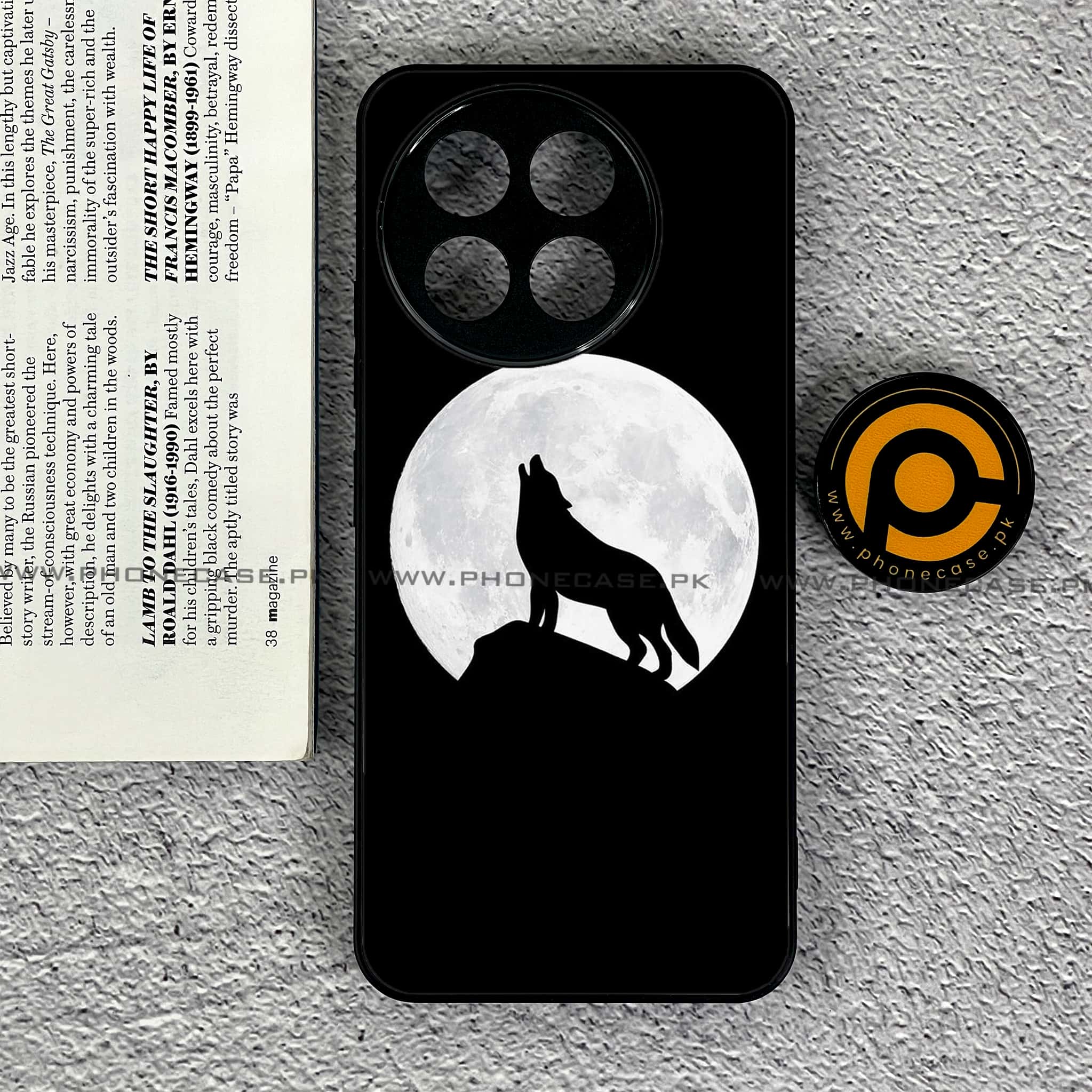 OnePlus Ace 5 - Wolf Series - Premium Metal Printed soft Bumper shock Proof Case