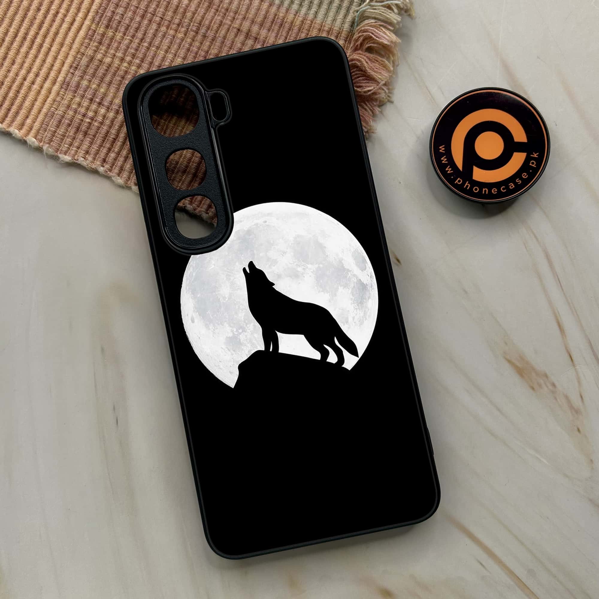 Vivo Y400 - Wolf Series - Premium Metal Printed soft Bumper shock Proof Case