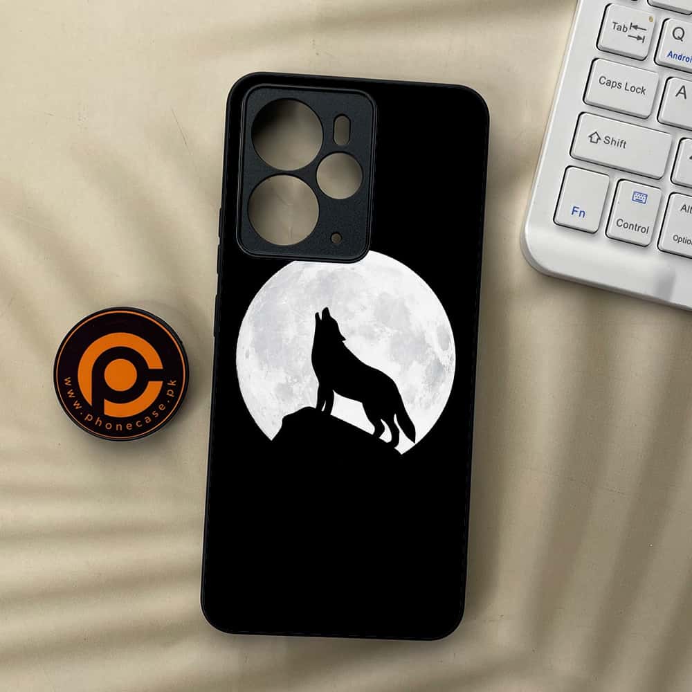 Realme 14T 5G - Wolf Series - Premium Metal Printed soft Bumper Shock Proof Case