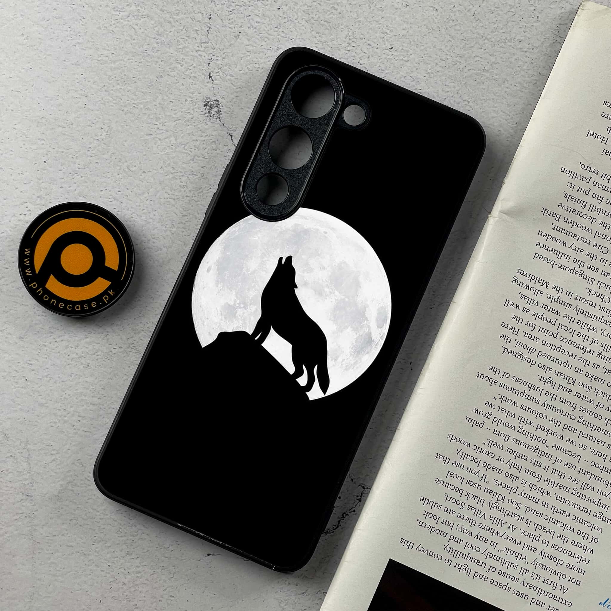 Vivo Y04 - Wolf Series - Premium Metal Printed Soft Bumper Shockproof Case