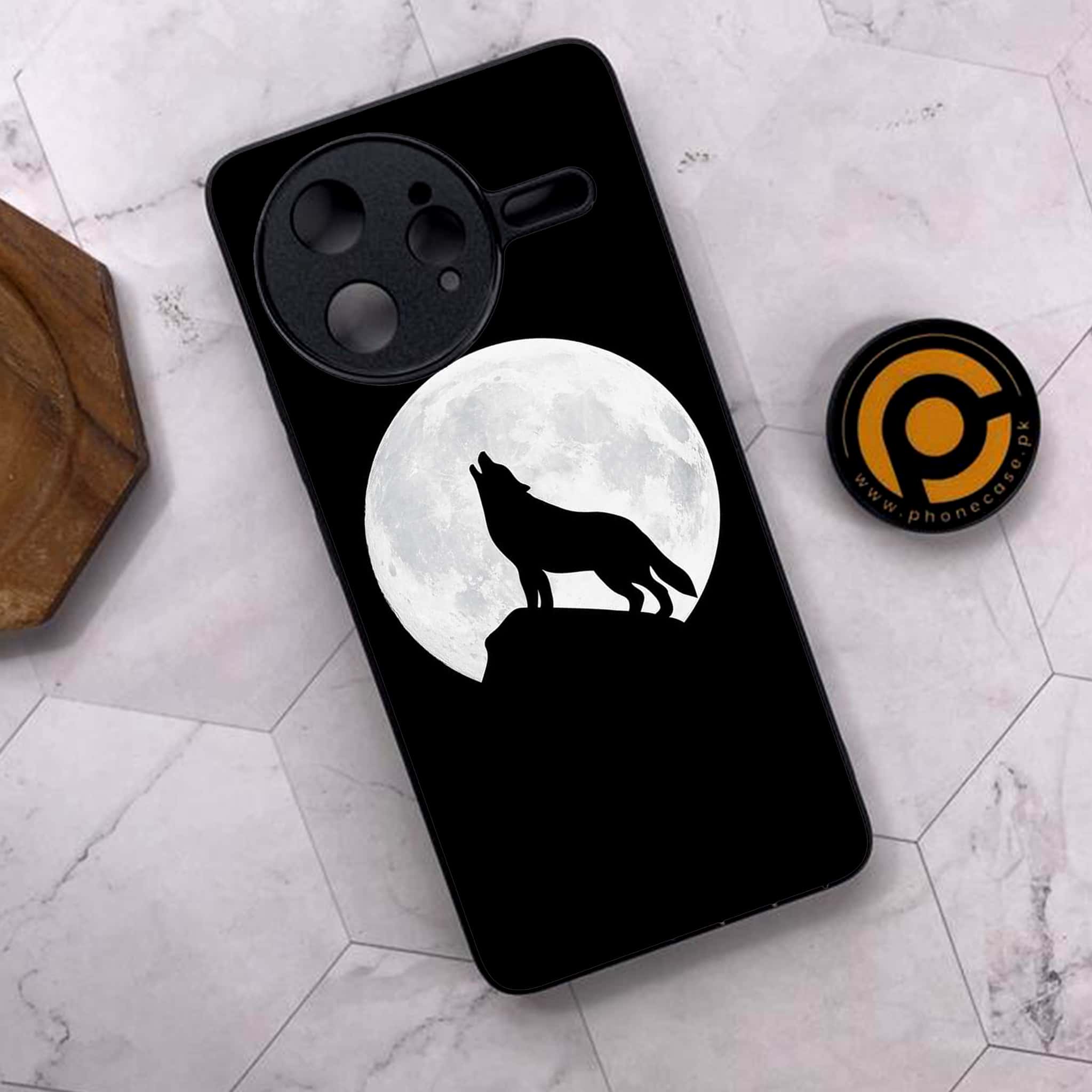 Xiaomi Poco F7 Ultra 5G - Wolf Series - Premium Metal Printed soft Bumper shock Proof Case