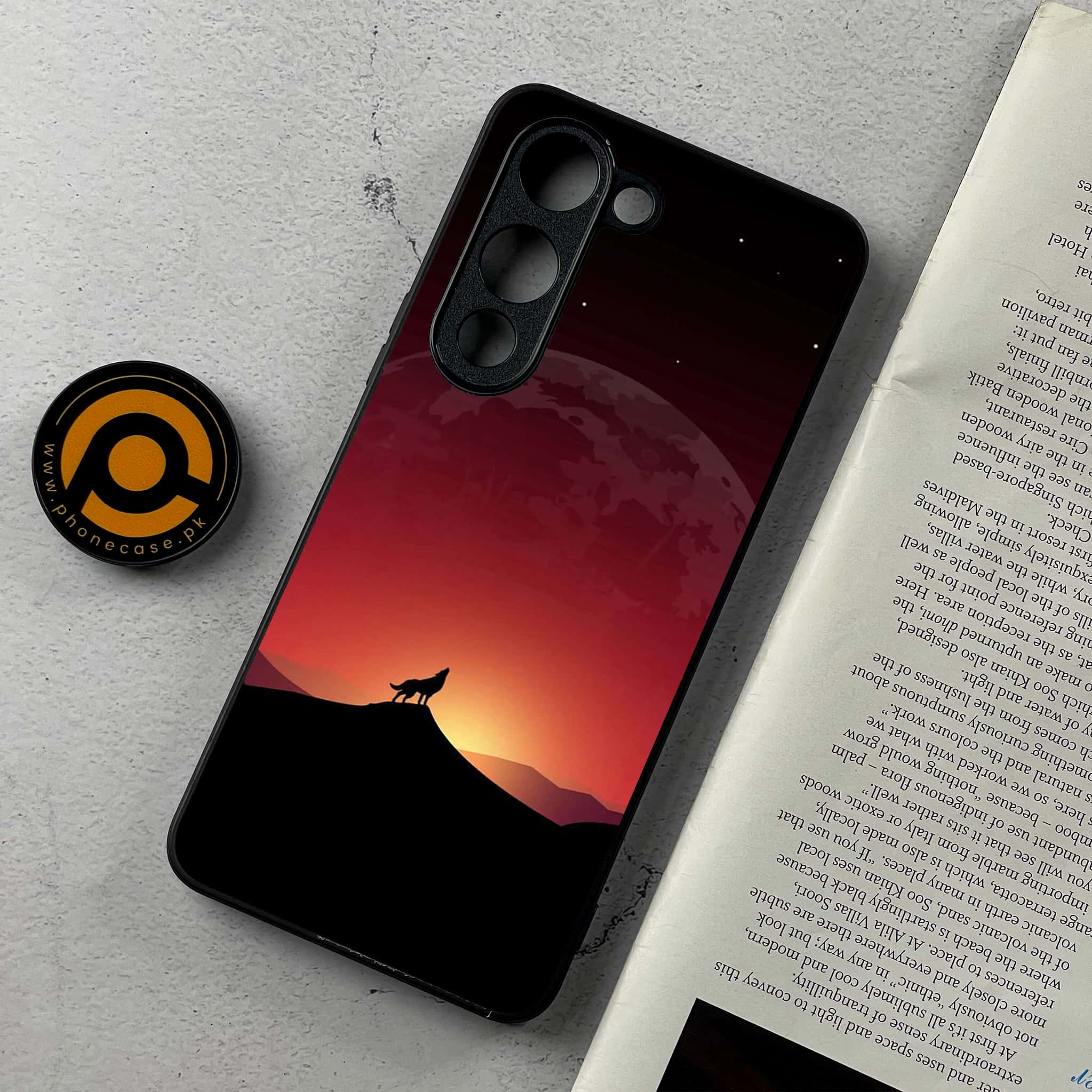 Vivo Y04 - Wolf Series - Premium Metal Printed Soft Bumper Shockproof Case
