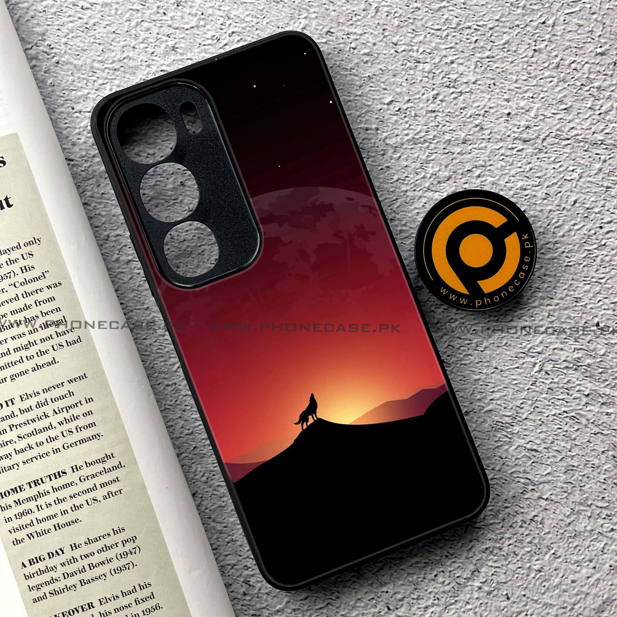 Vivo Y19s Pro - Wolf Series - Premium Metal Printed soft Bumper shock Proof Case