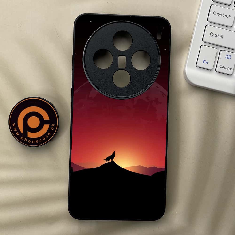 Vivo X200 - Wolf Series - Premium Metal  Printed soft Bumper shock Proof Case