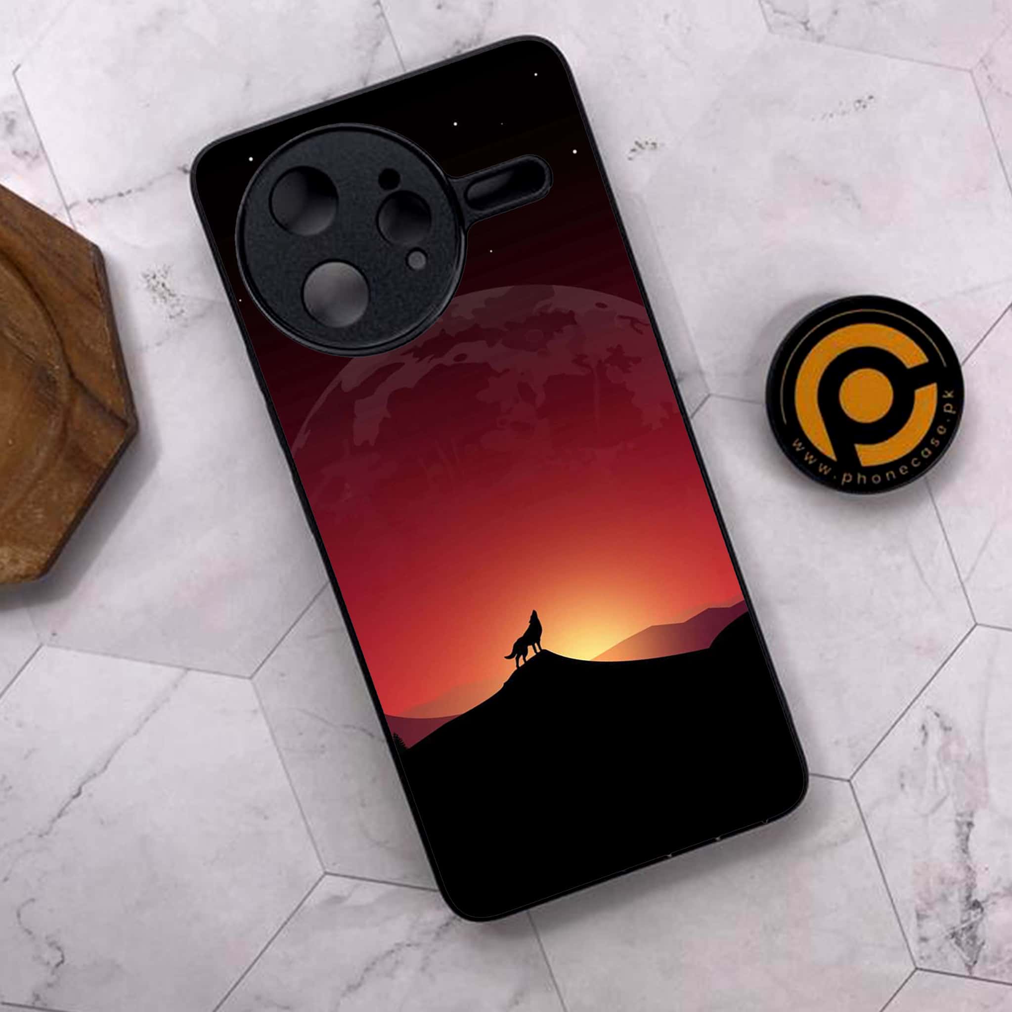 Xiaomi Poco F7 Ultra 5G - Wolf Series - Premium Metal Printed soft Bumper shock Proof Case