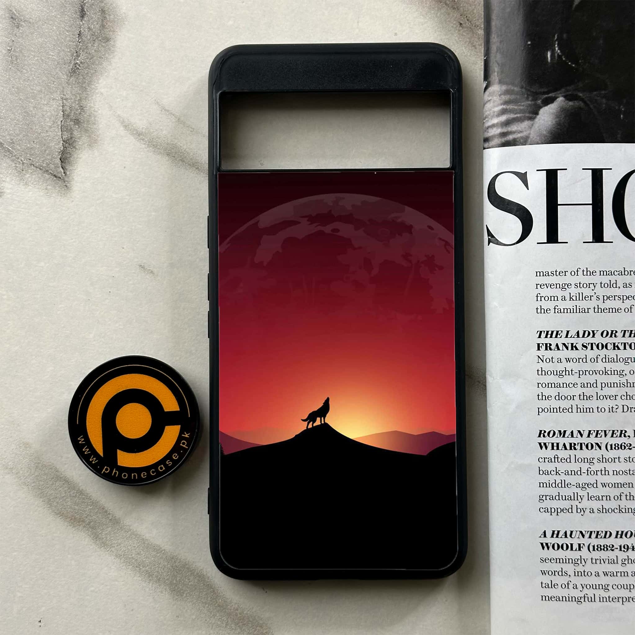 Google Pixel 8a - Wolf Series - Premium Printed soft Bumper Shock Proof Case