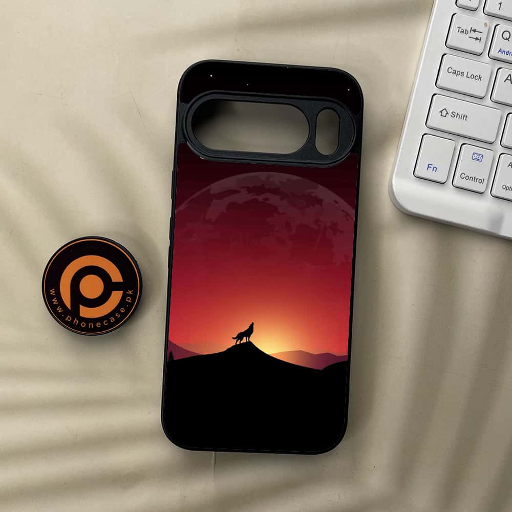 Google Pixel 10  - Wolf Series - Premium Metal Printed soft Bumper Shockof Case