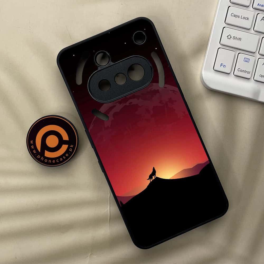 Nothing Phone 3a - Wolf Series - Premium Metal  Printed soft Bumper shock Proof Case