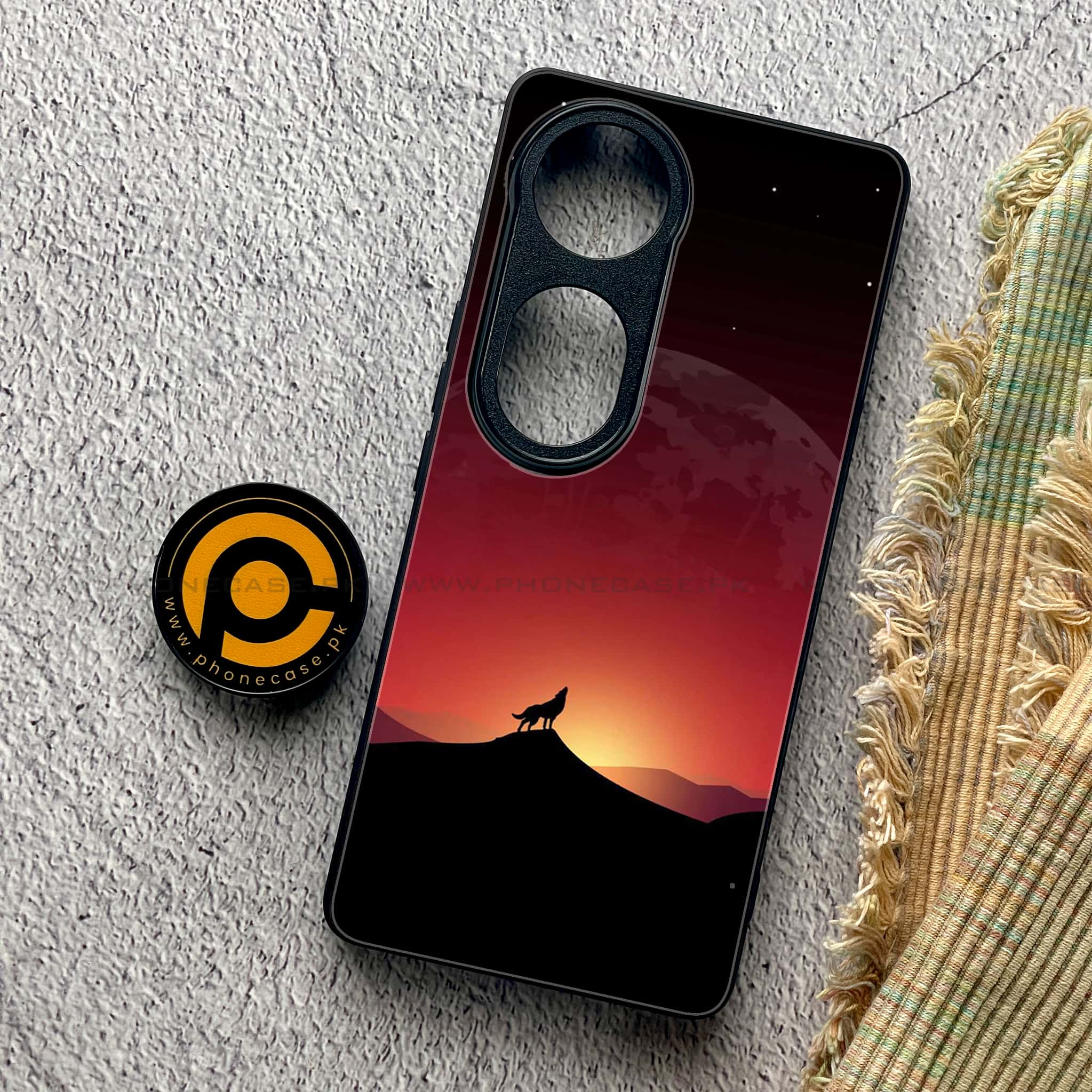 Vivo S19 Pro - Wolf Series - Premium Metal Printed soft Bumper shock Proof Case