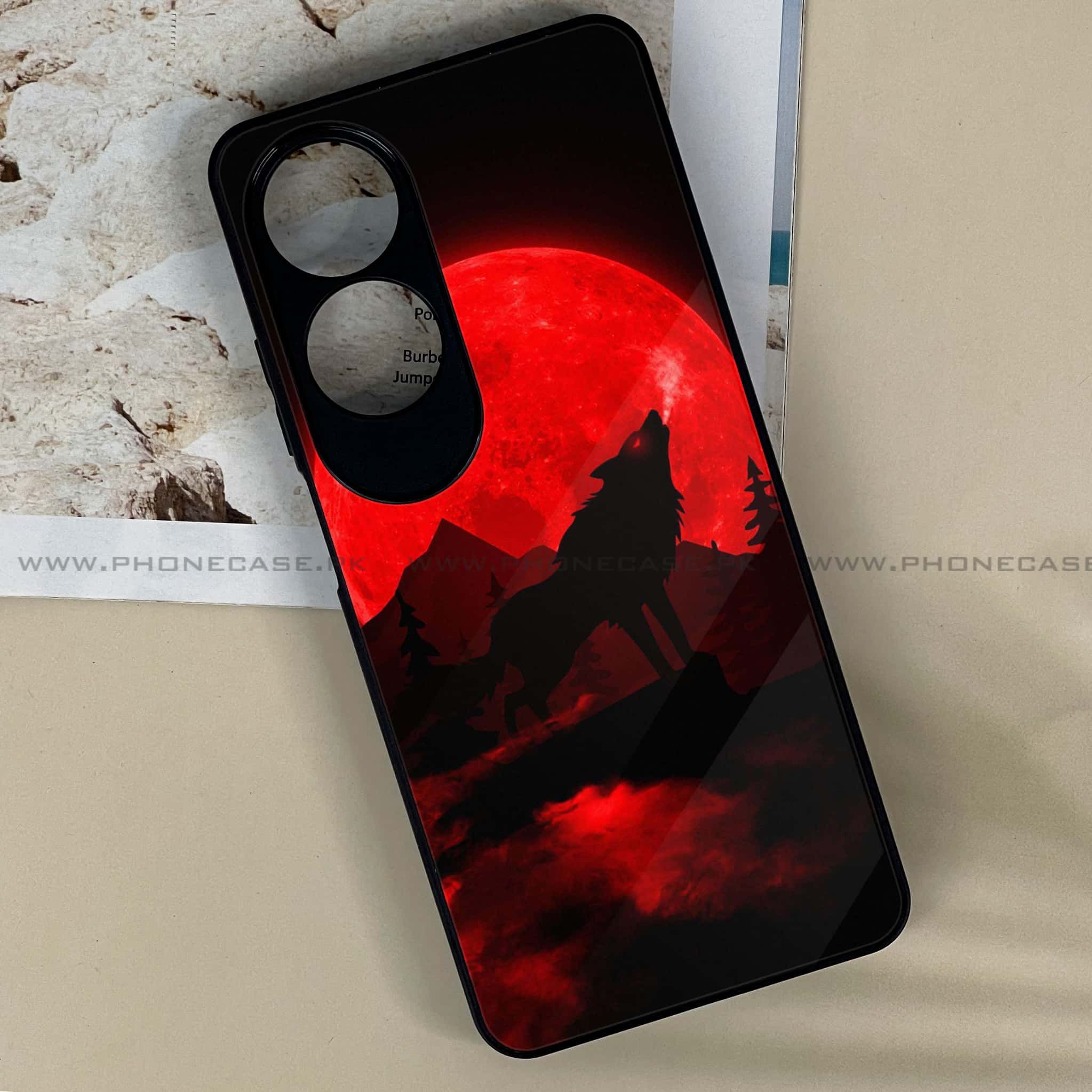 Oppo A60 - Wolf Series - Premium Printed Metal soft Bumper shock Proof Case