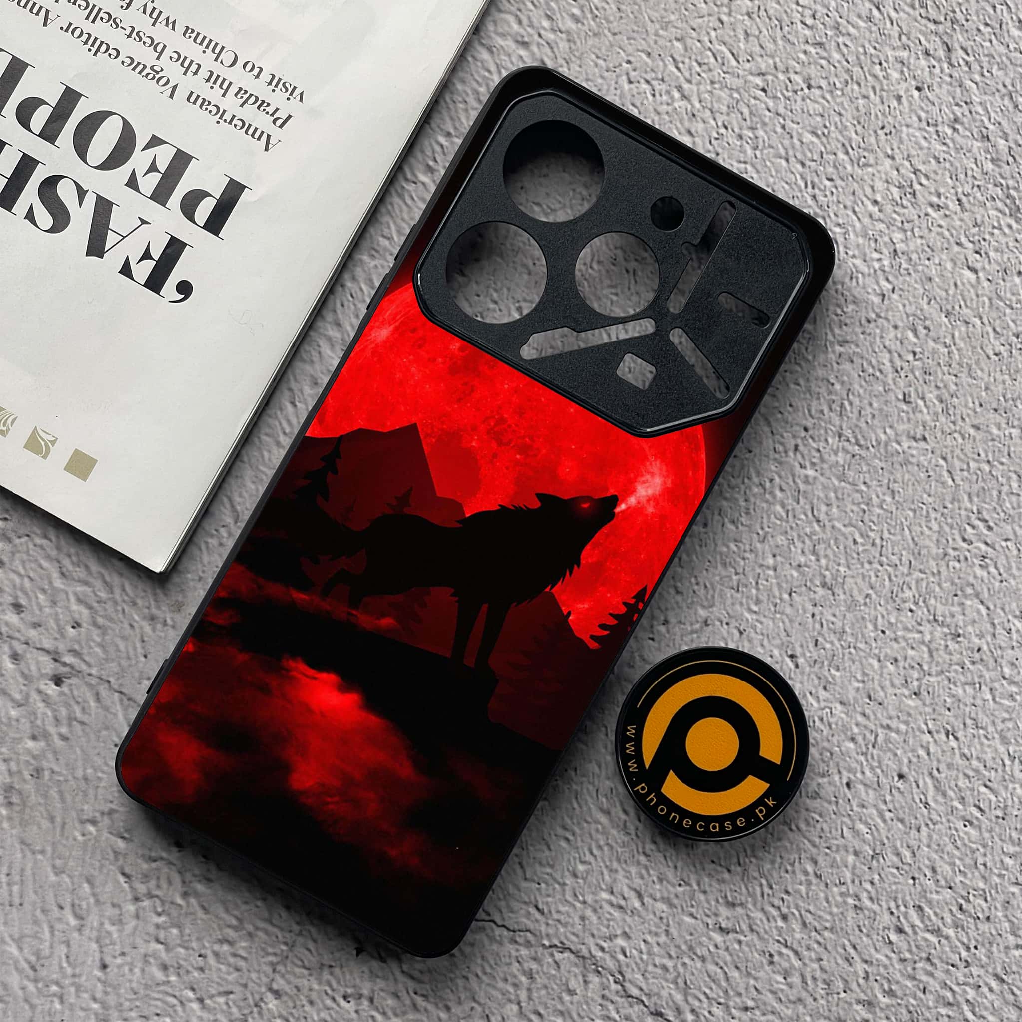 Tecno Pova 6 Neo - Wolf Series - Premium Metal  Printed soft Bumper shock Proof Case