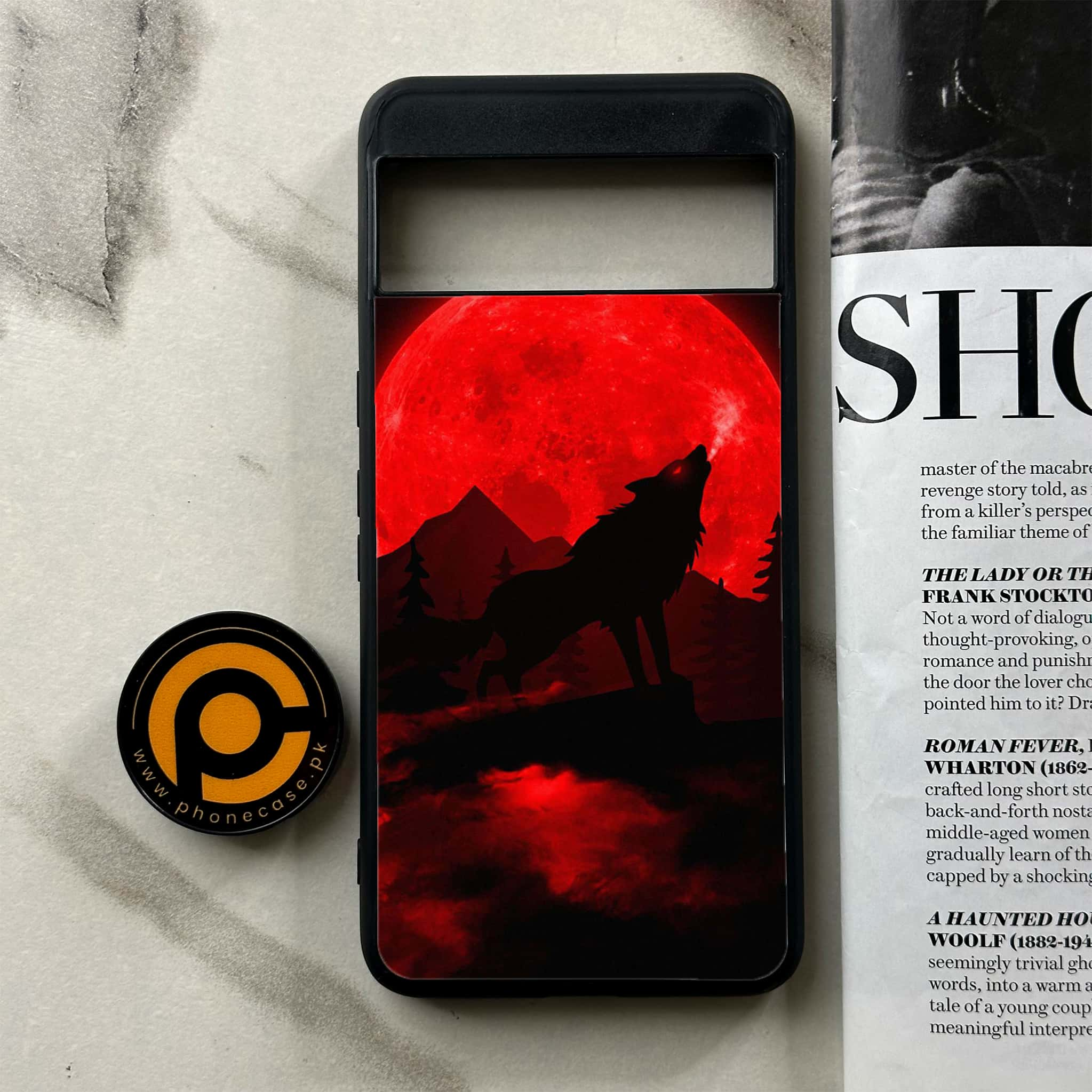 Google Pixel 8 Pro - Wolf Series - Premium Printed Glass soft Bumper shock Proof Case