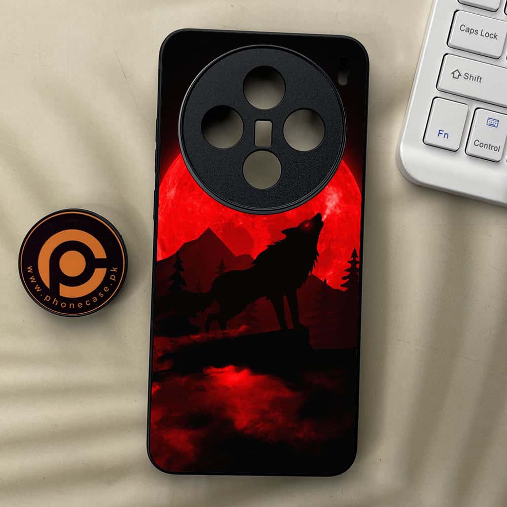 Vivo X200 - Wolf Series - Premium Metal  Printed soft Bumper shock Proof Case