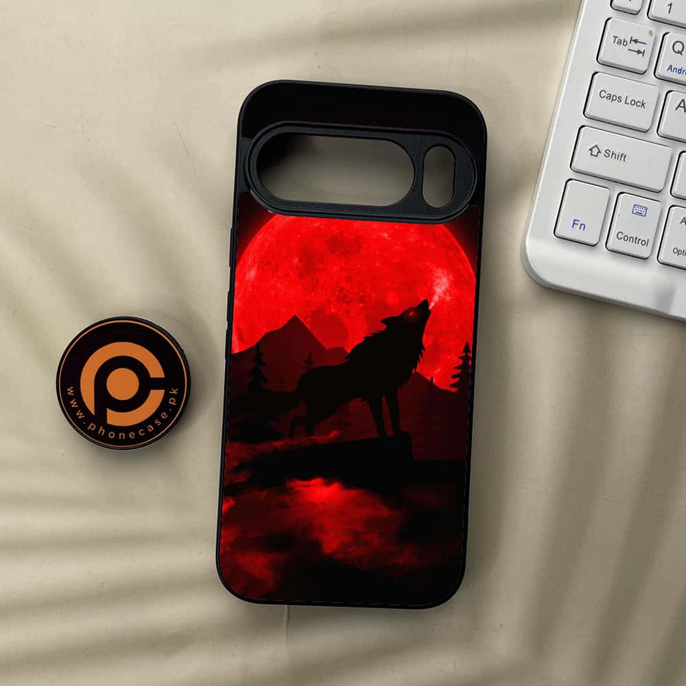Google Pixel 10  - Wolf Series - Premium Metal Printed soft Bumper Shockof Case