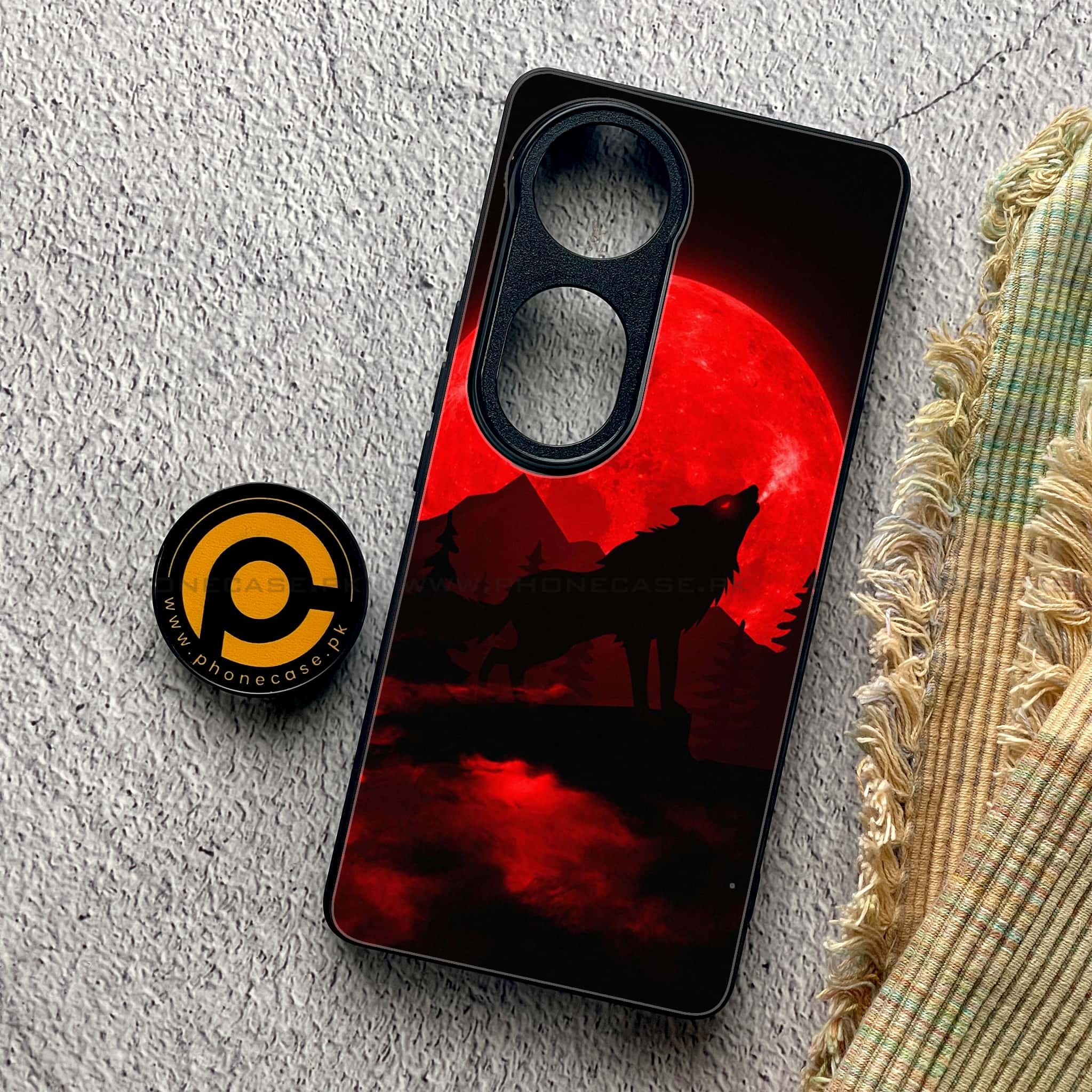 Vivo V40 Pro - Wolf Series - Premium Metal Printed soft Bumper shock Proof Case