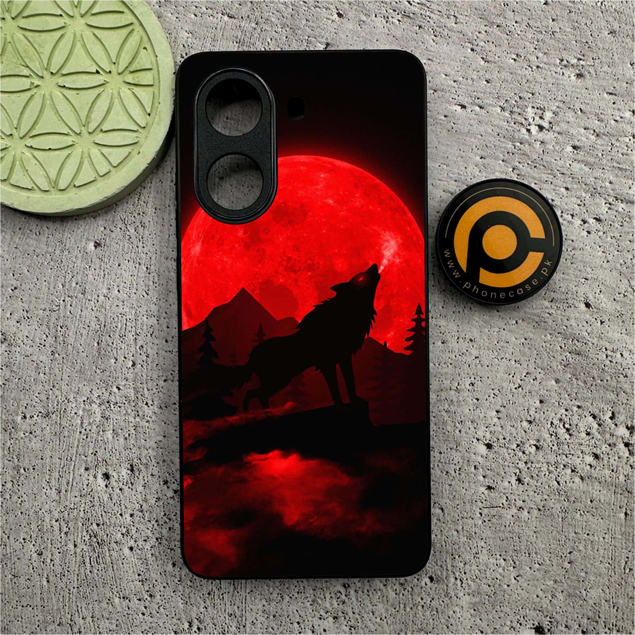Xiaomi Redmi Turbo 4 - Wolf Series - Premium Metal Printed soft Bumper shock Proof Case