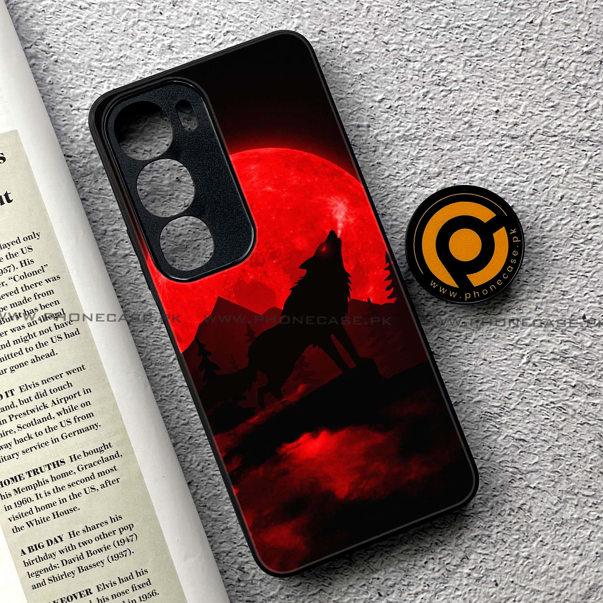 Vivo Y19s Pro - Wolf Series - Premium Metal Printed soft Bumper shock Proof Case