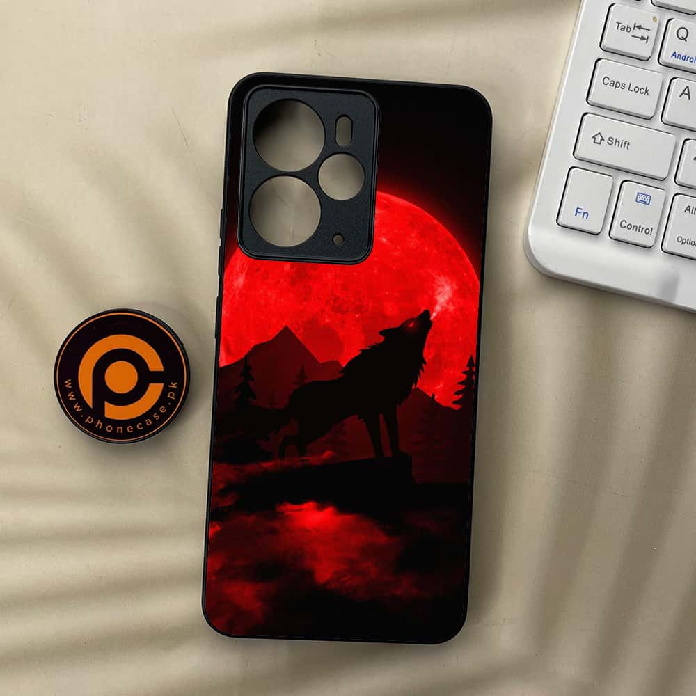 Realme 14T 5G - Wolf Series - Premium Metal Printed soft Bumper Shock Proof Case