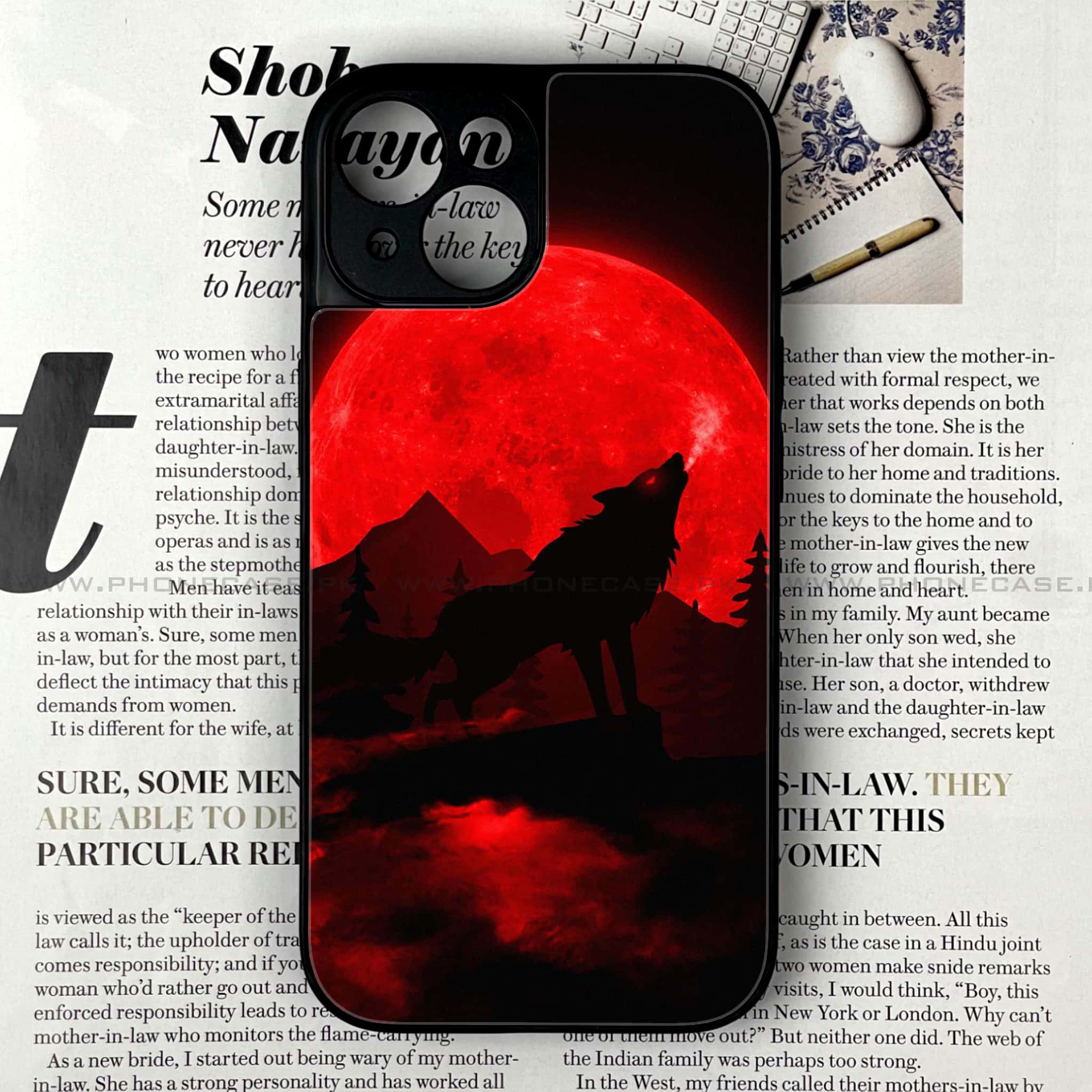iPhone 14 - Wolf Series - Premium Metal Printed soft Bumper shock Proof Case
