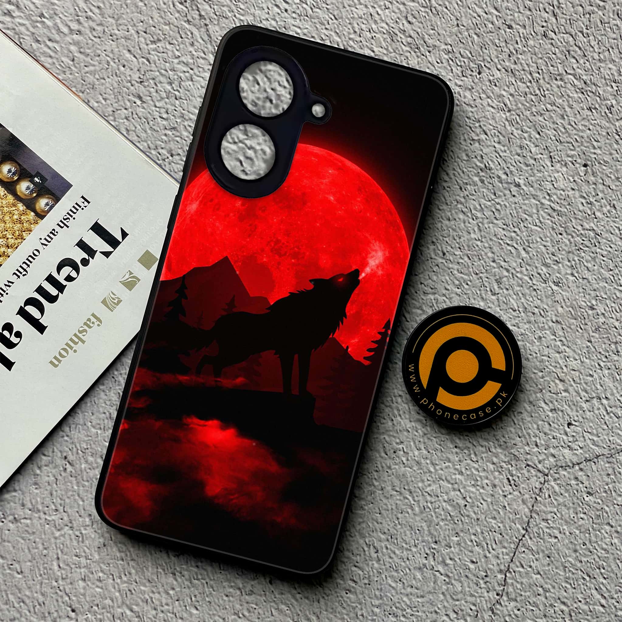 Xiaomi Redmi A5 - Wolf Series - Premium Metal Printed soft Bumper shock Proof Case