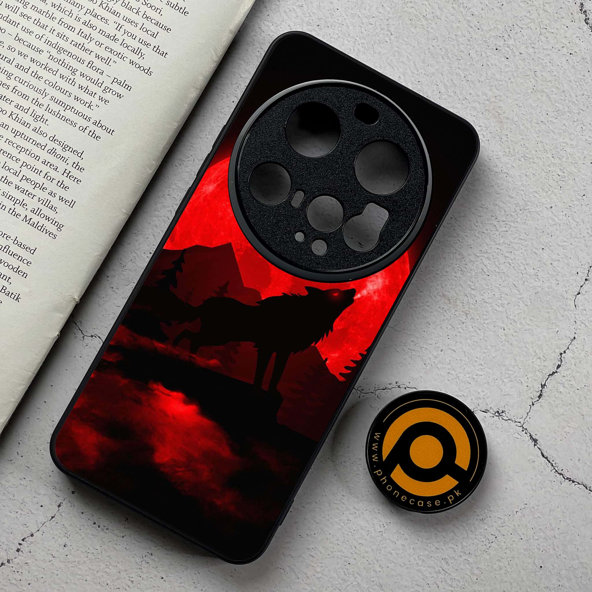 Xiaomi 15 Ultra - Wolf Series - Premium Metal Printed Soft Bumper Shockproof Case