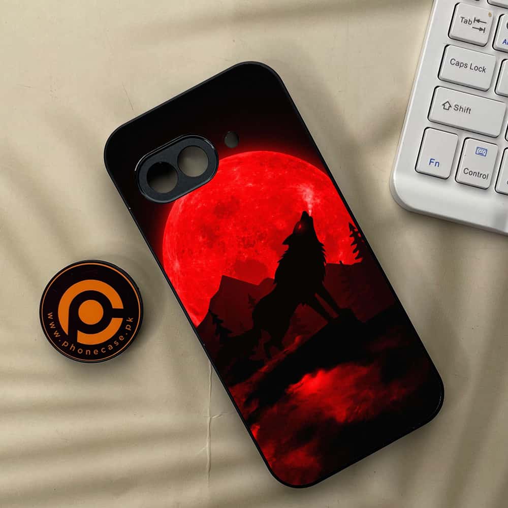 Google Pixel 9a - Wolf Series - Premium Metal Printed soft Bumper Shock Proof Case