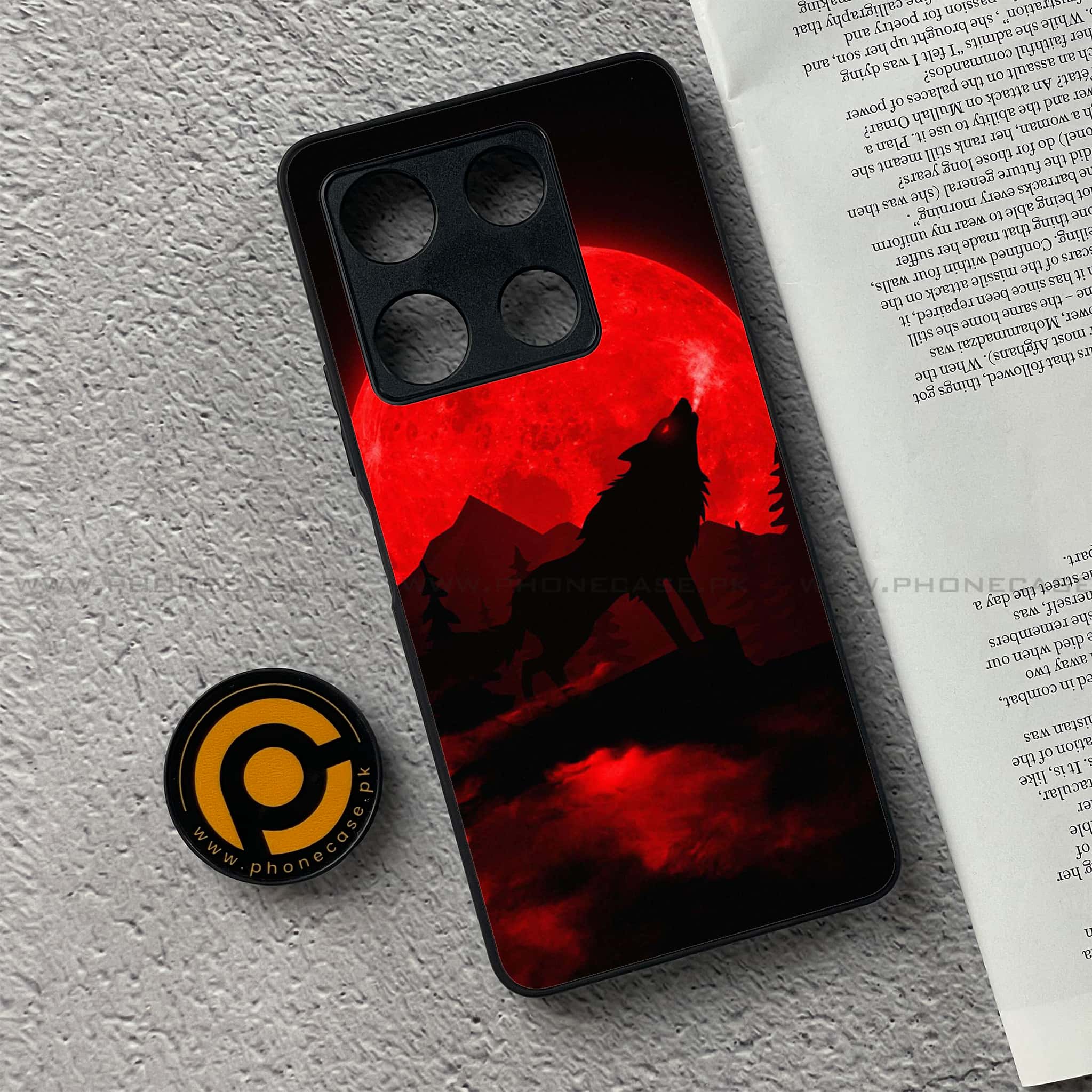 Infinix Note 30 Pro - Wolf Series - Premium Metal Printed soft Bumper shock Proof Case