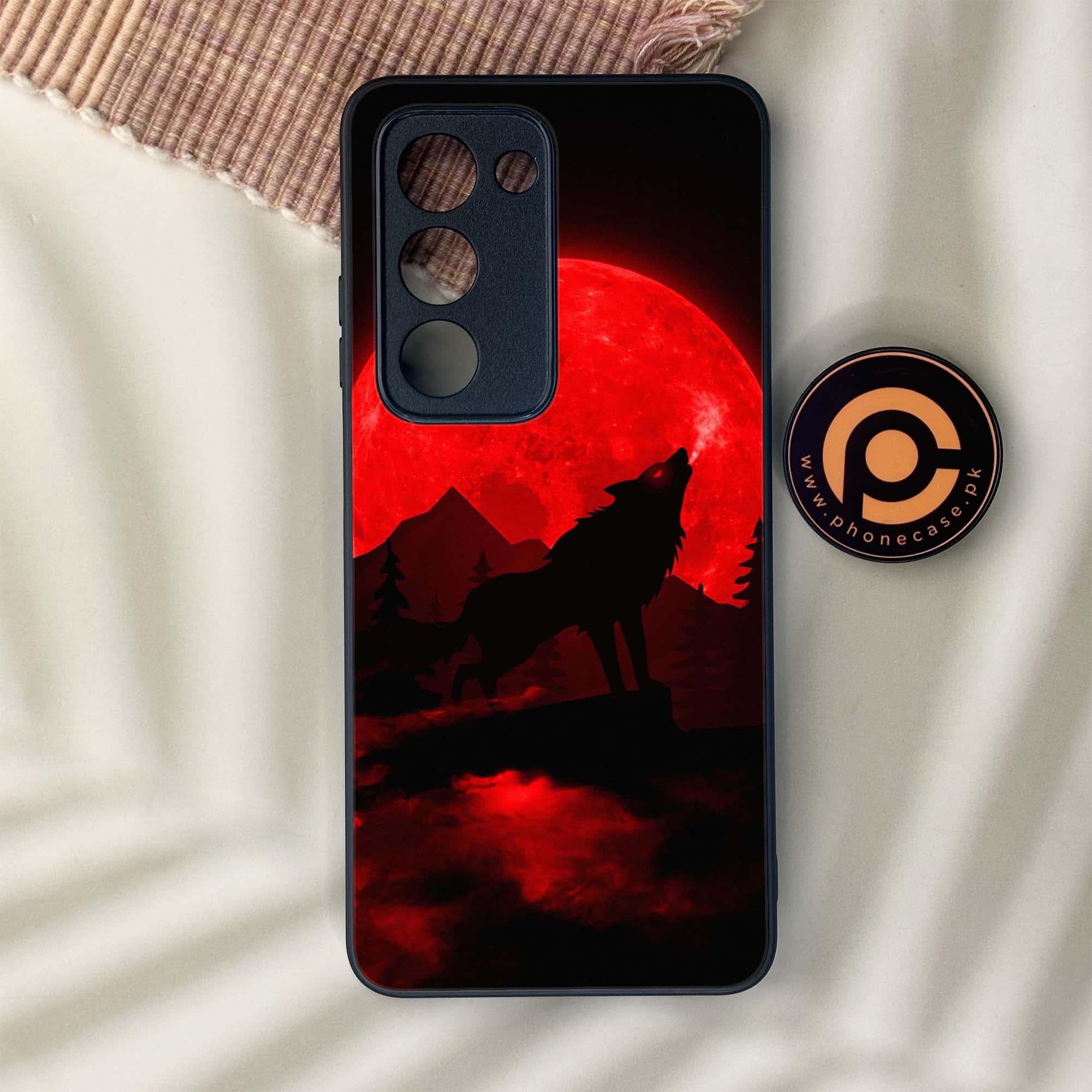 Oppo A5 2025 - Wolf Series - Premium Metal Printed soft Bumper shock Proof Case