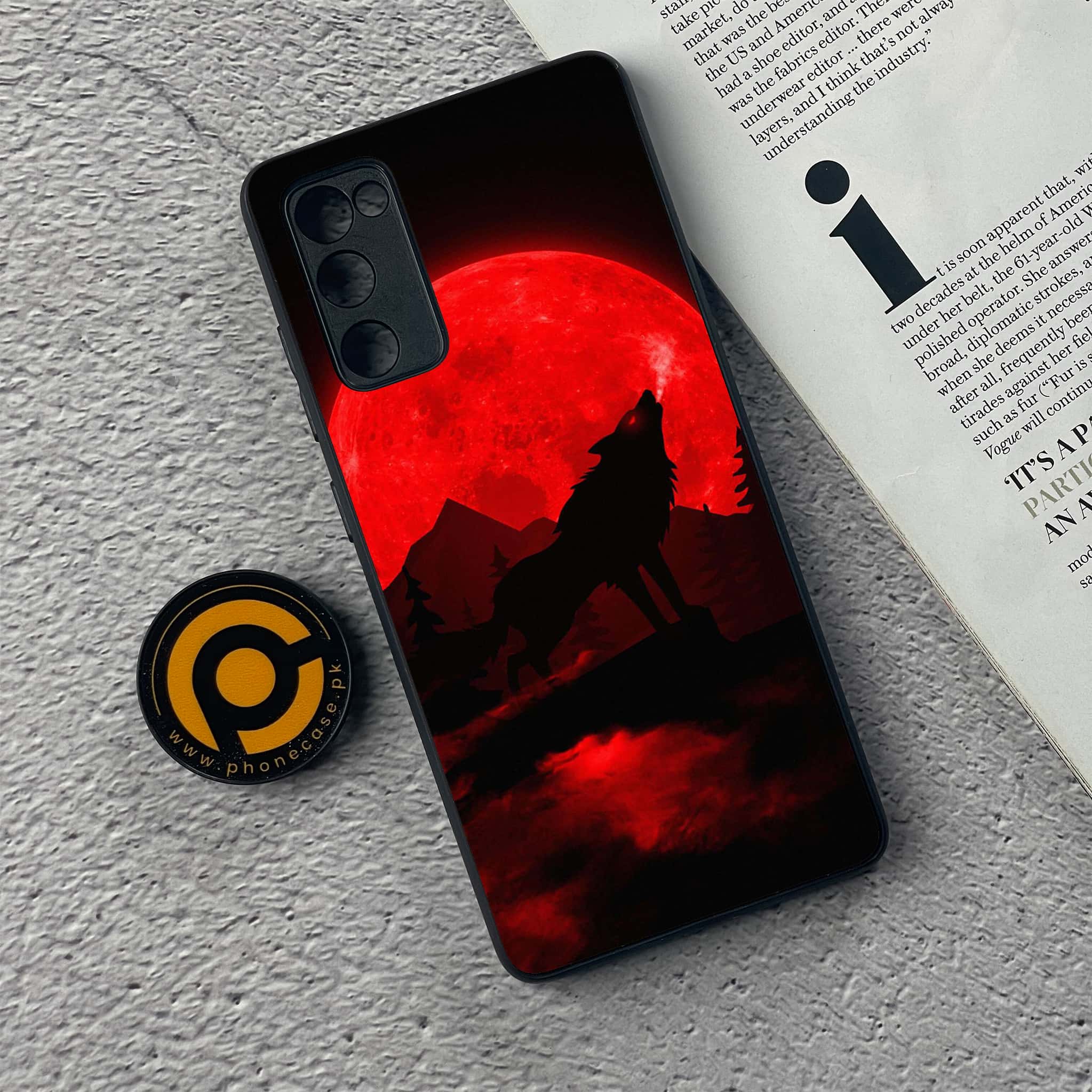 Samsung Galaxy S20 FE Wolf Series Premium Printed Glass soft Bumper shock Proof Case