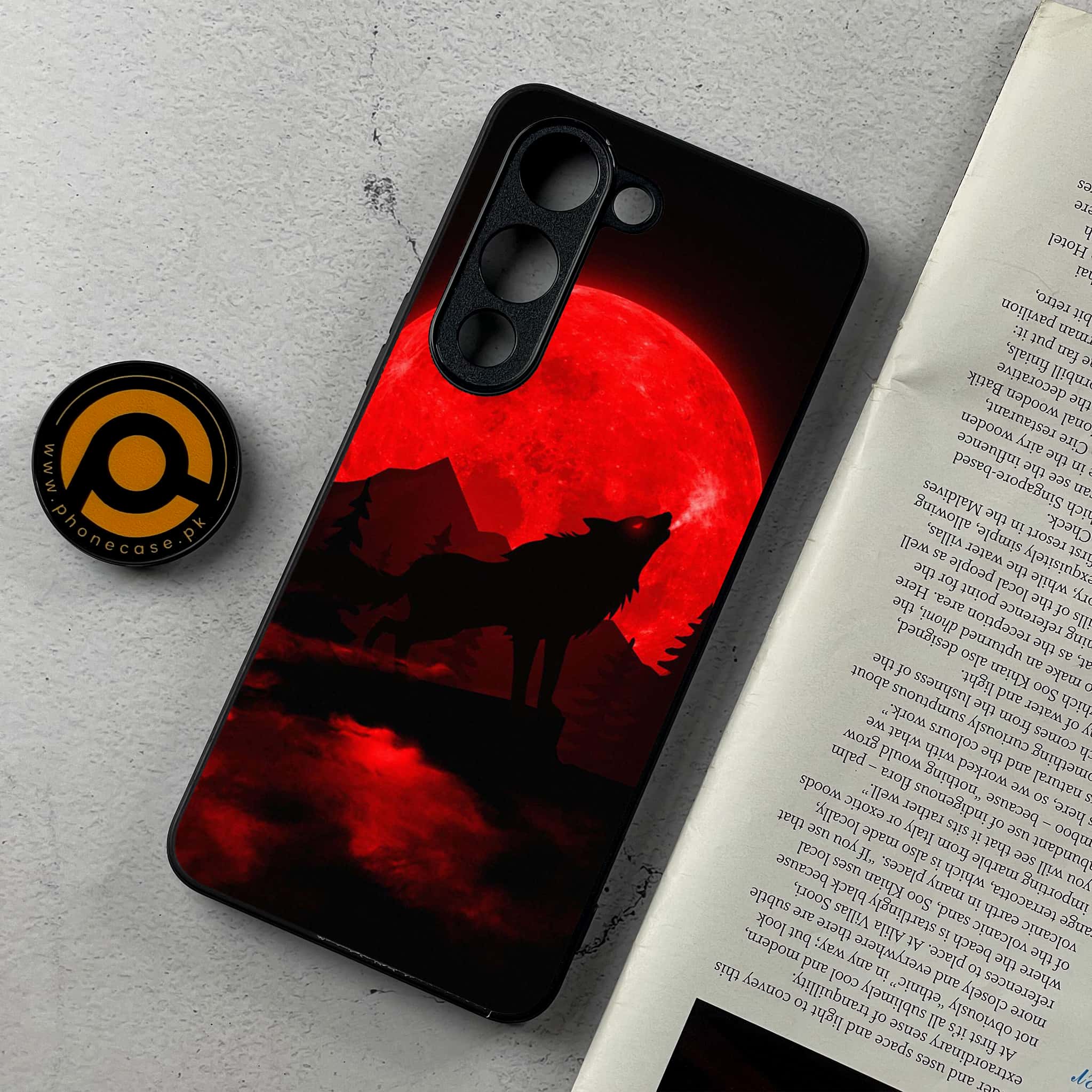 Vivo Y04 - Wolf Series - Premium Metal Printed Soft Bumper Shockproof Case