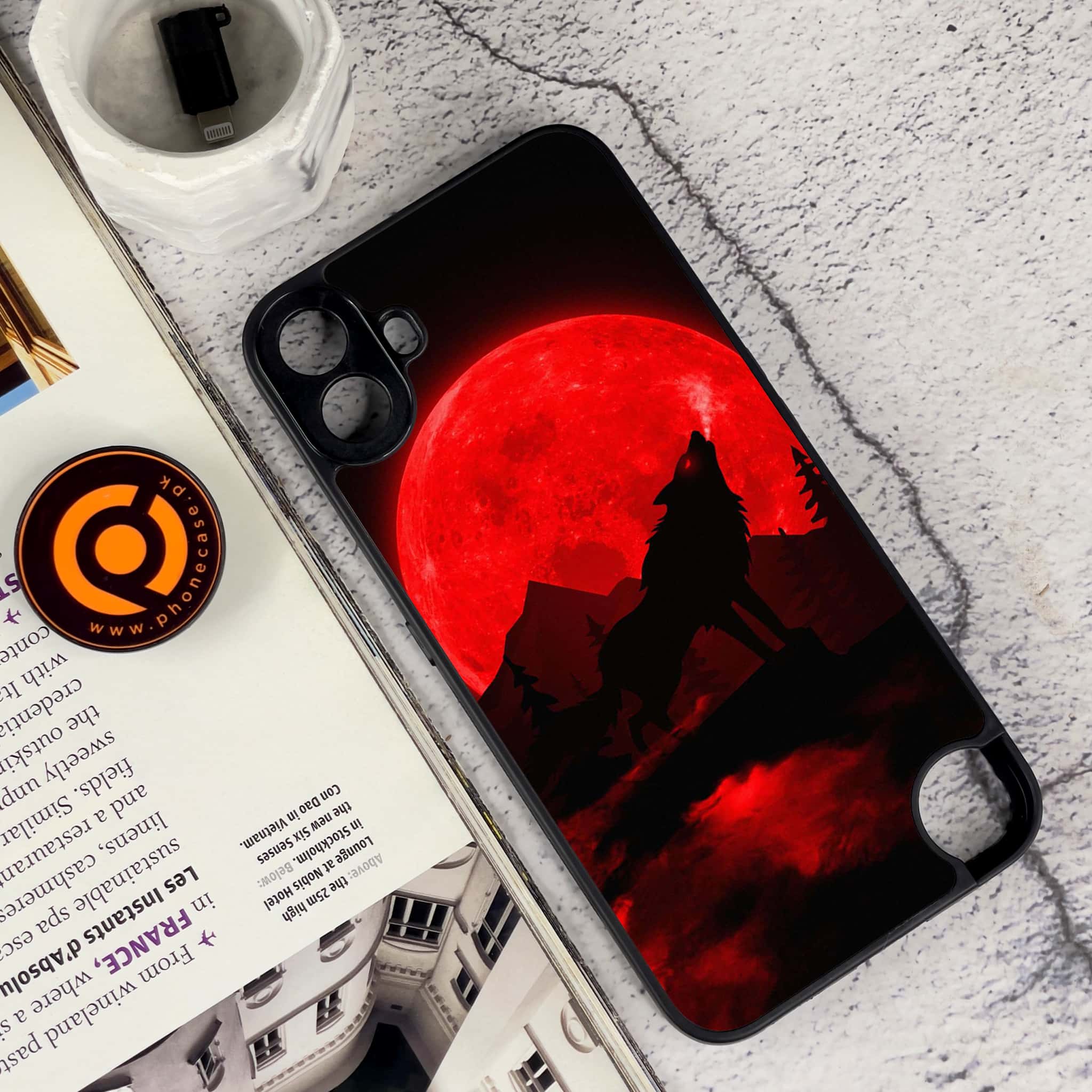 Nothing CMF Phone 1 - Wolf Series - Premium Metal Printed soft Bumper Shock Proof Case