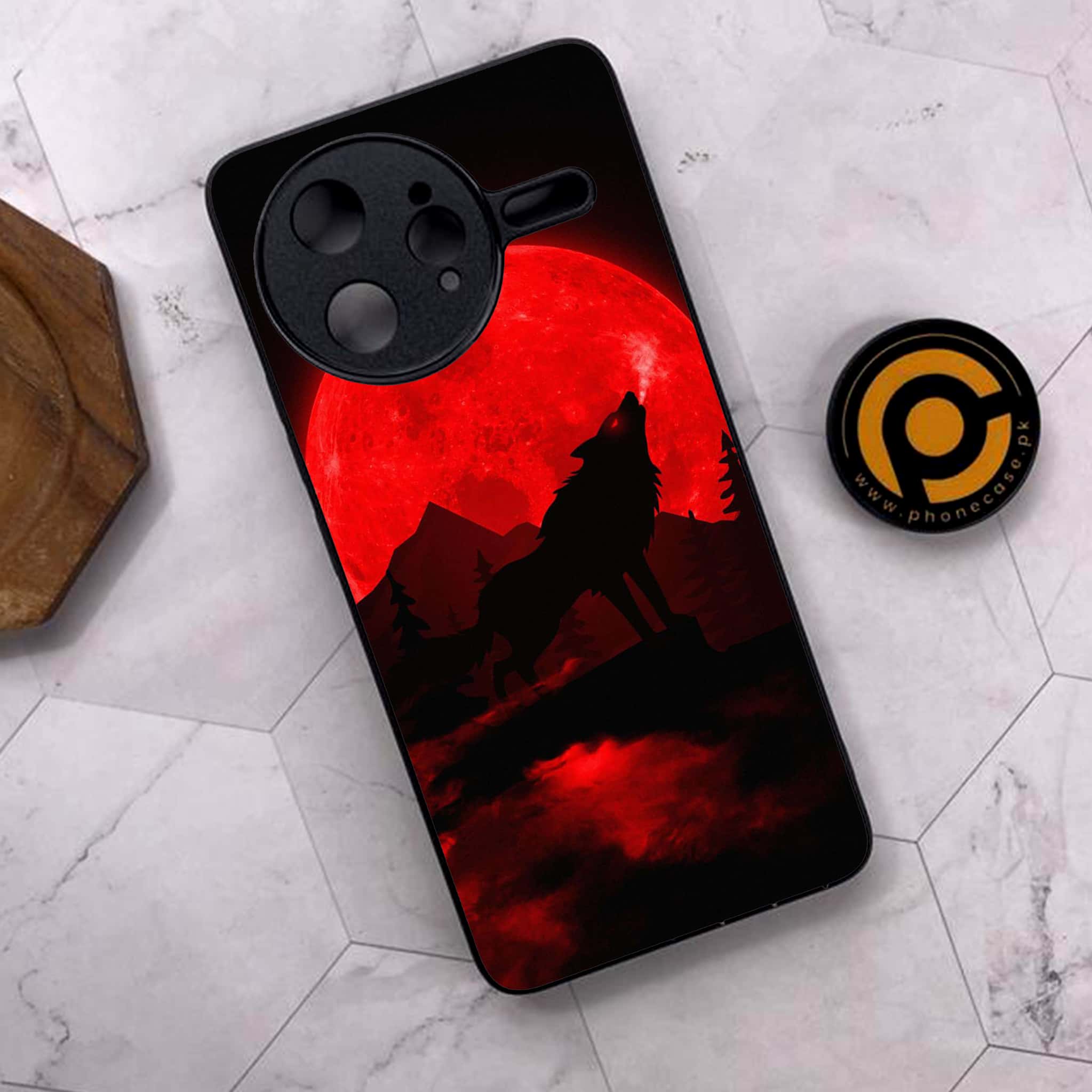 Xiaomi Poco F7 Ultra 5G - Wolf Series - Premium Metal Printed soft Bumper shock Proof Case