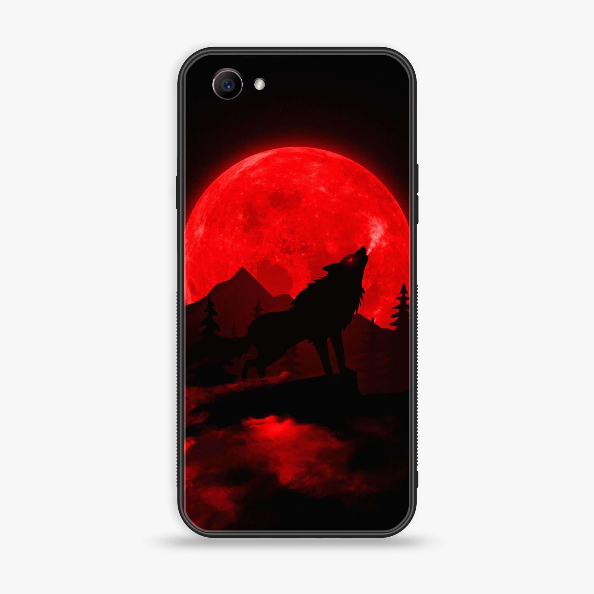 Oppo F7 Youth - Wolf Series - Premium Printed Glass soft Bumper shock Proof Case