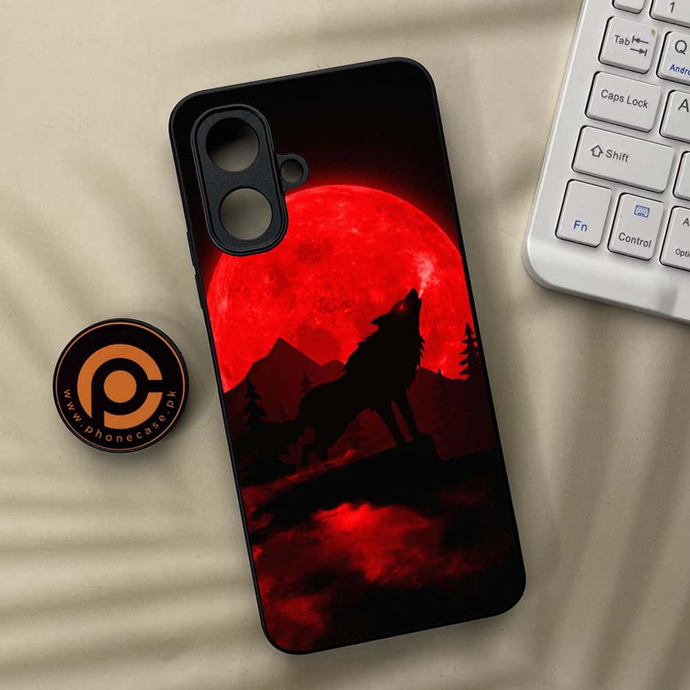 Tecno Spark Go 2 - Wolf Series - Premium Metal Printed soft Bumper Shock Proof Case