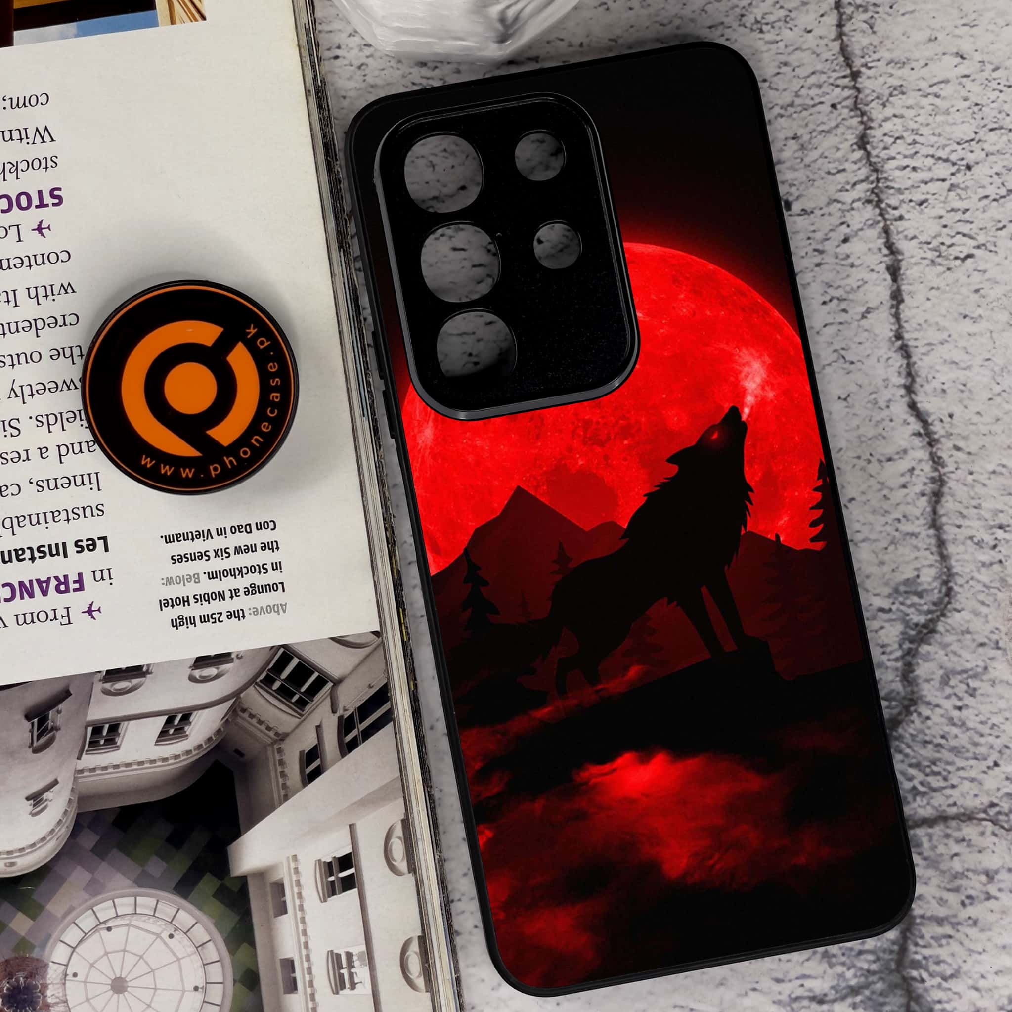 Vivo Y29 4G - Wolf Series - Premium Metal Printed soft Bumper Shock Proof Case